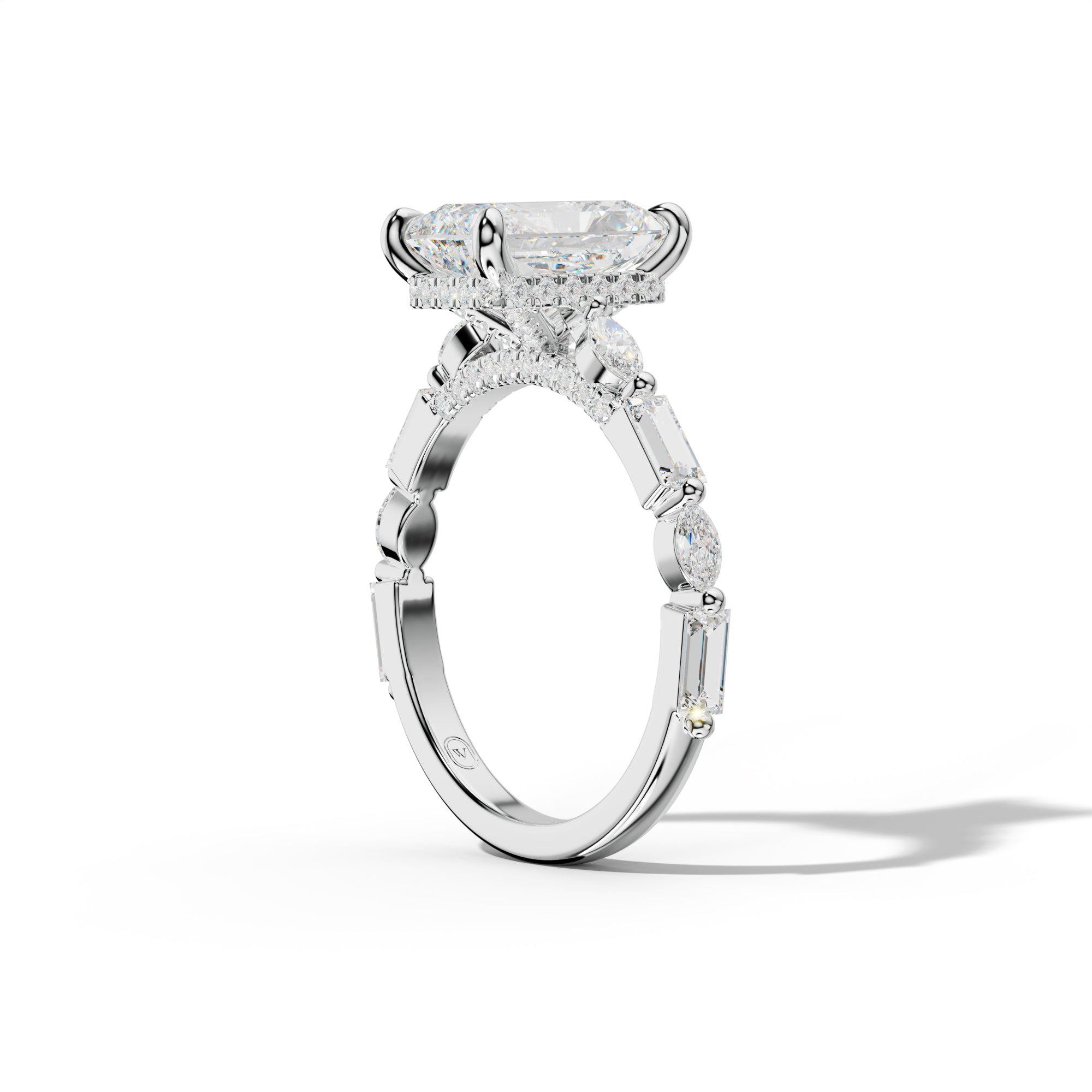 Clara Radiant Cut Engagement Ring