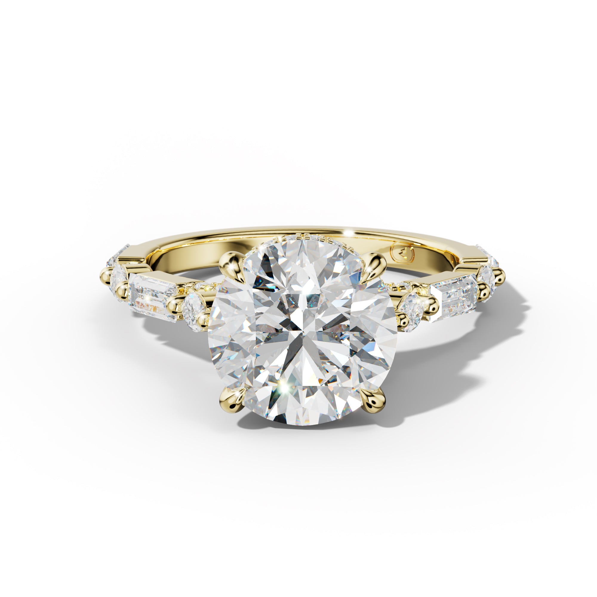 Clara Round Diamond Engagement Ring