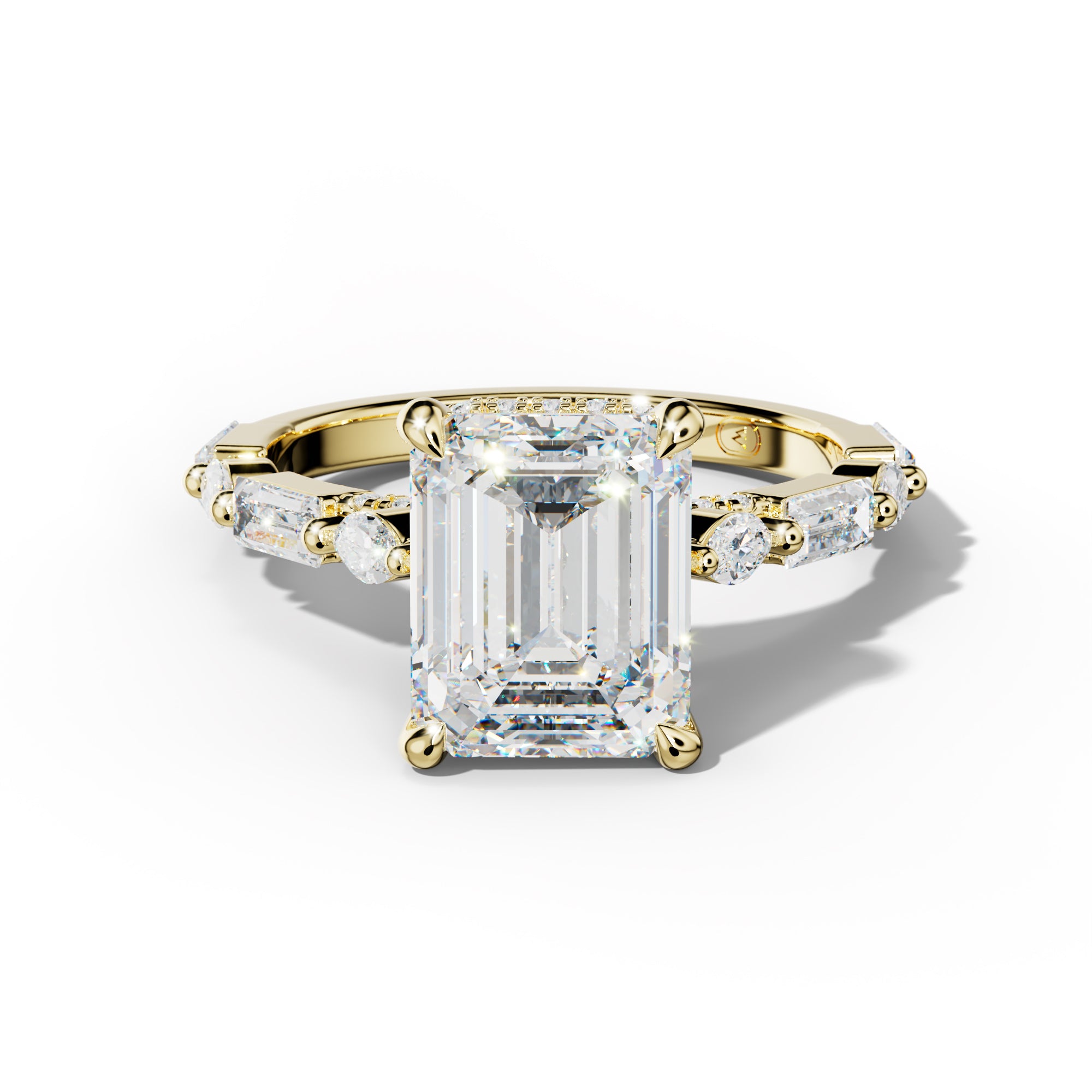 Clara Emerald Cut Engagement Ring