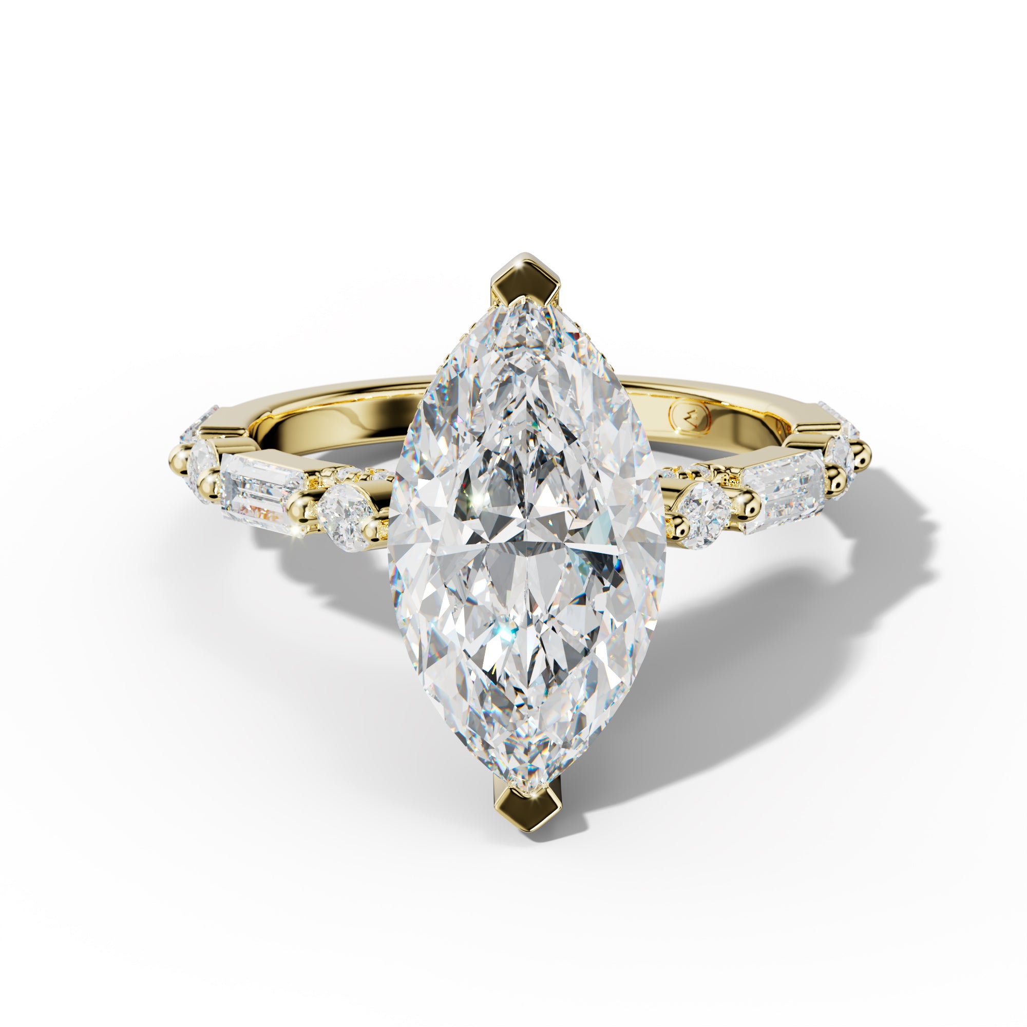 Clara Marquise Cut Engagement Ring