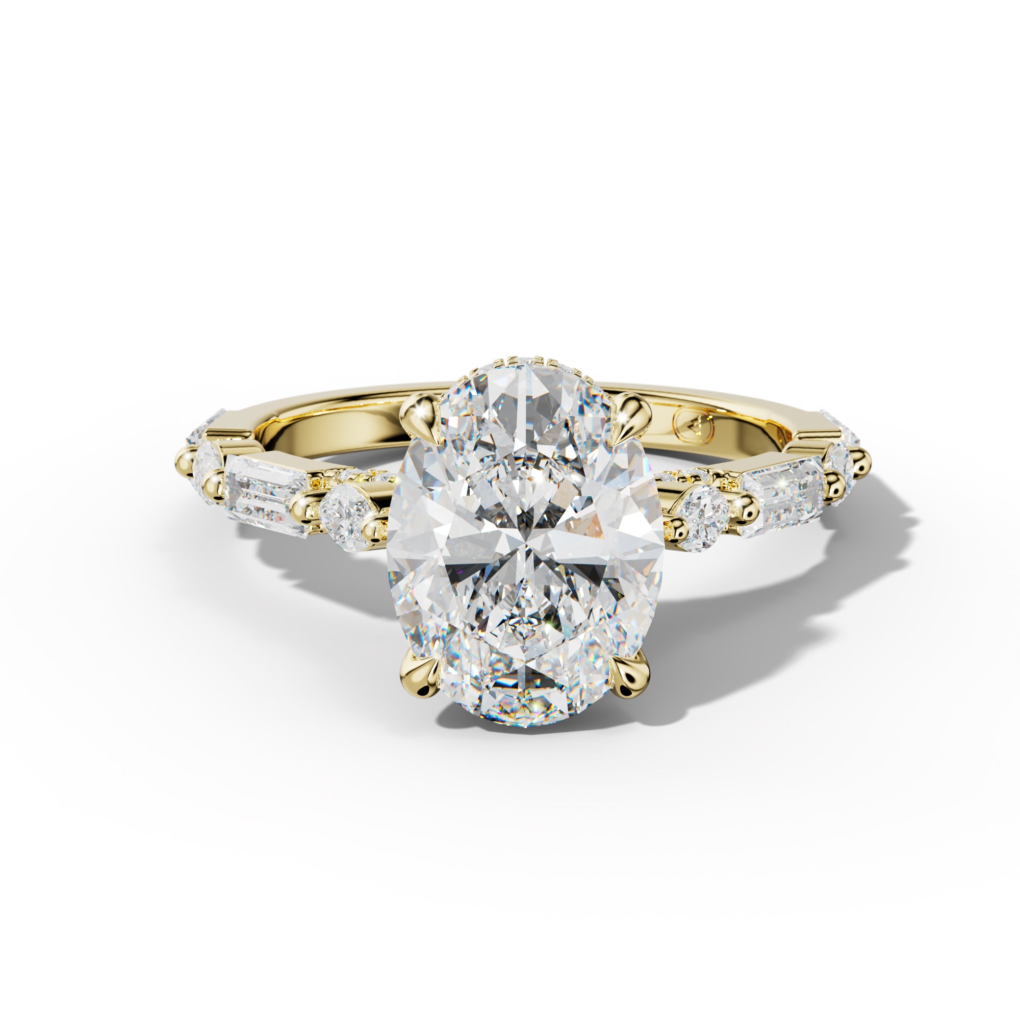Clara Oval Diamond Engagement Ring
