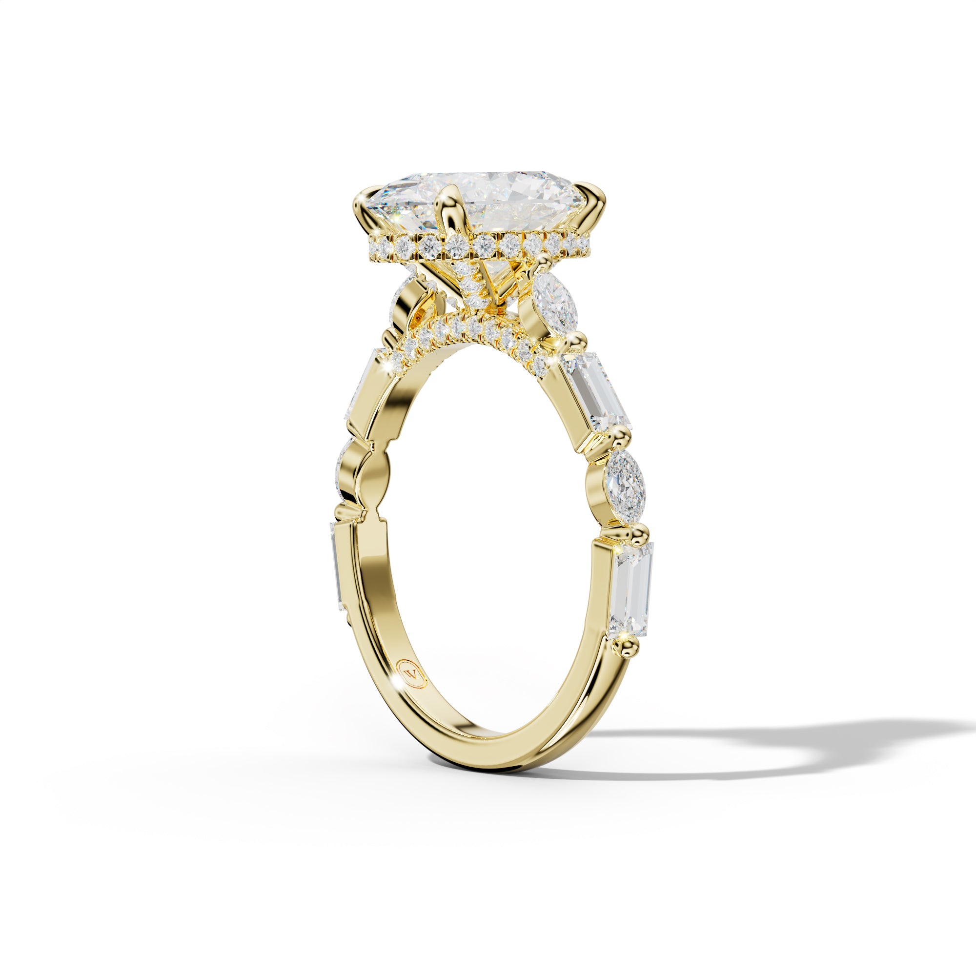 Clara Oval Diamond Engagement Ring