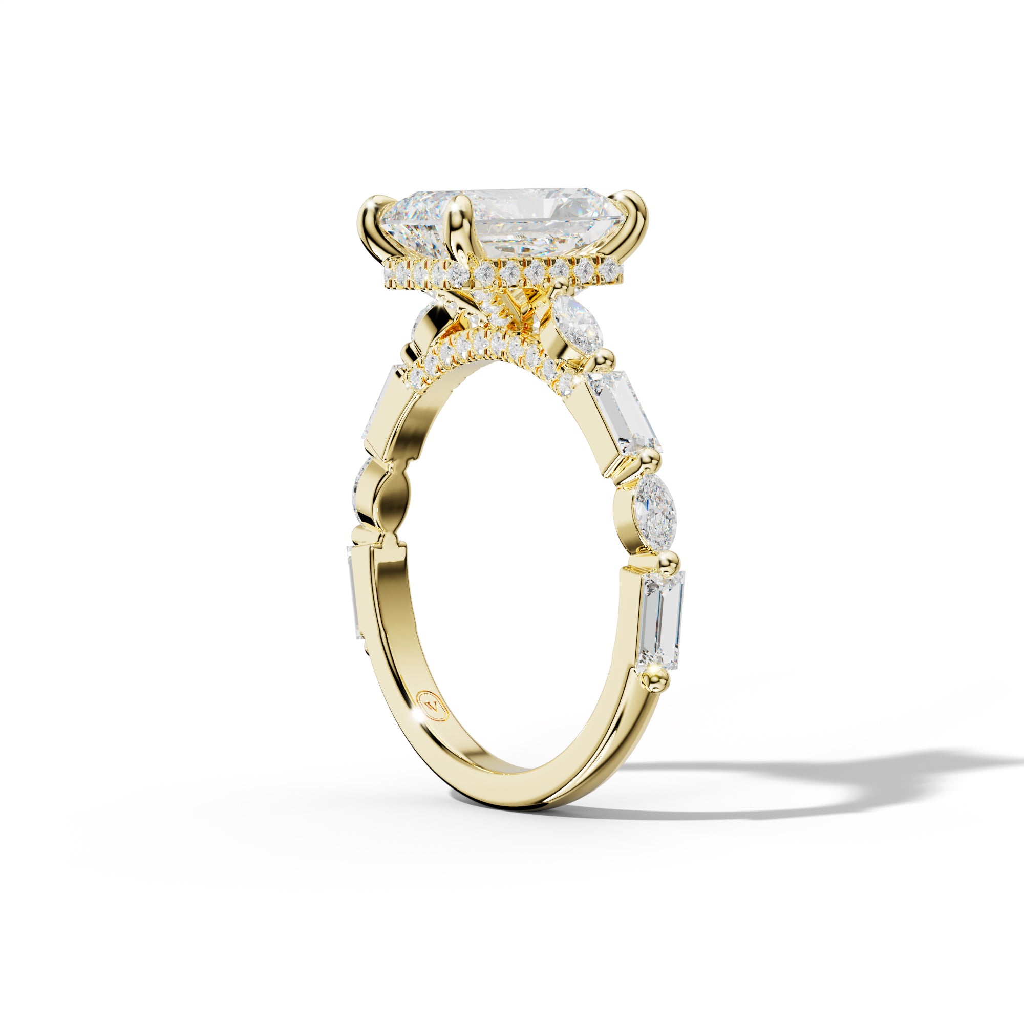 Clara Radiant Cut Engagement Ring