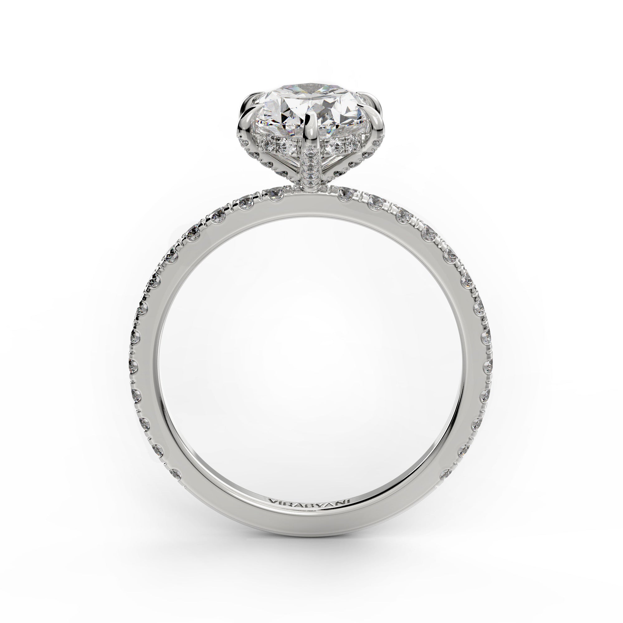Alessandra Oval Diamond Engagement Ring