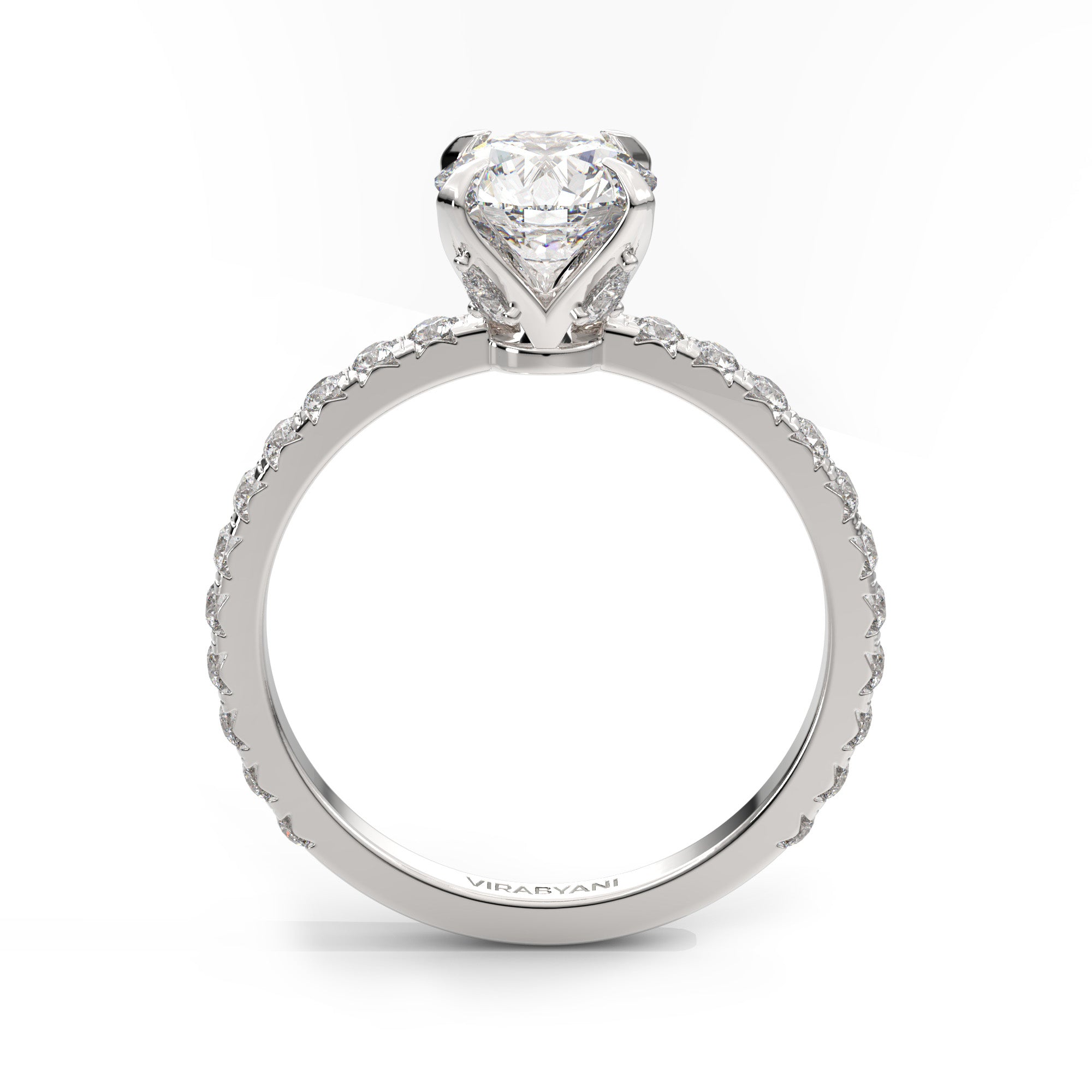 Chiara Round Diamond Engagement Ring-VIRABYANI