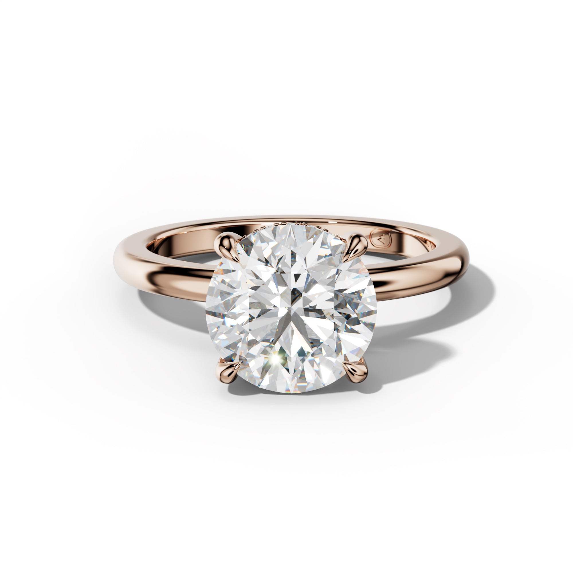 Reese Round Diamond Engagement Ring