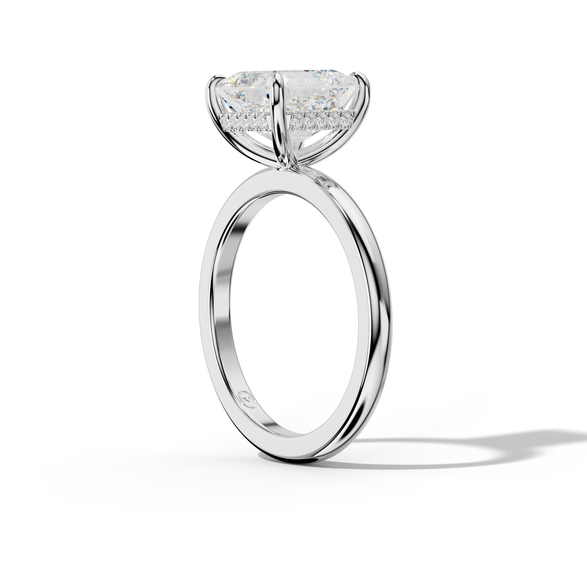Reese Asscher Cut  Engagement Ring