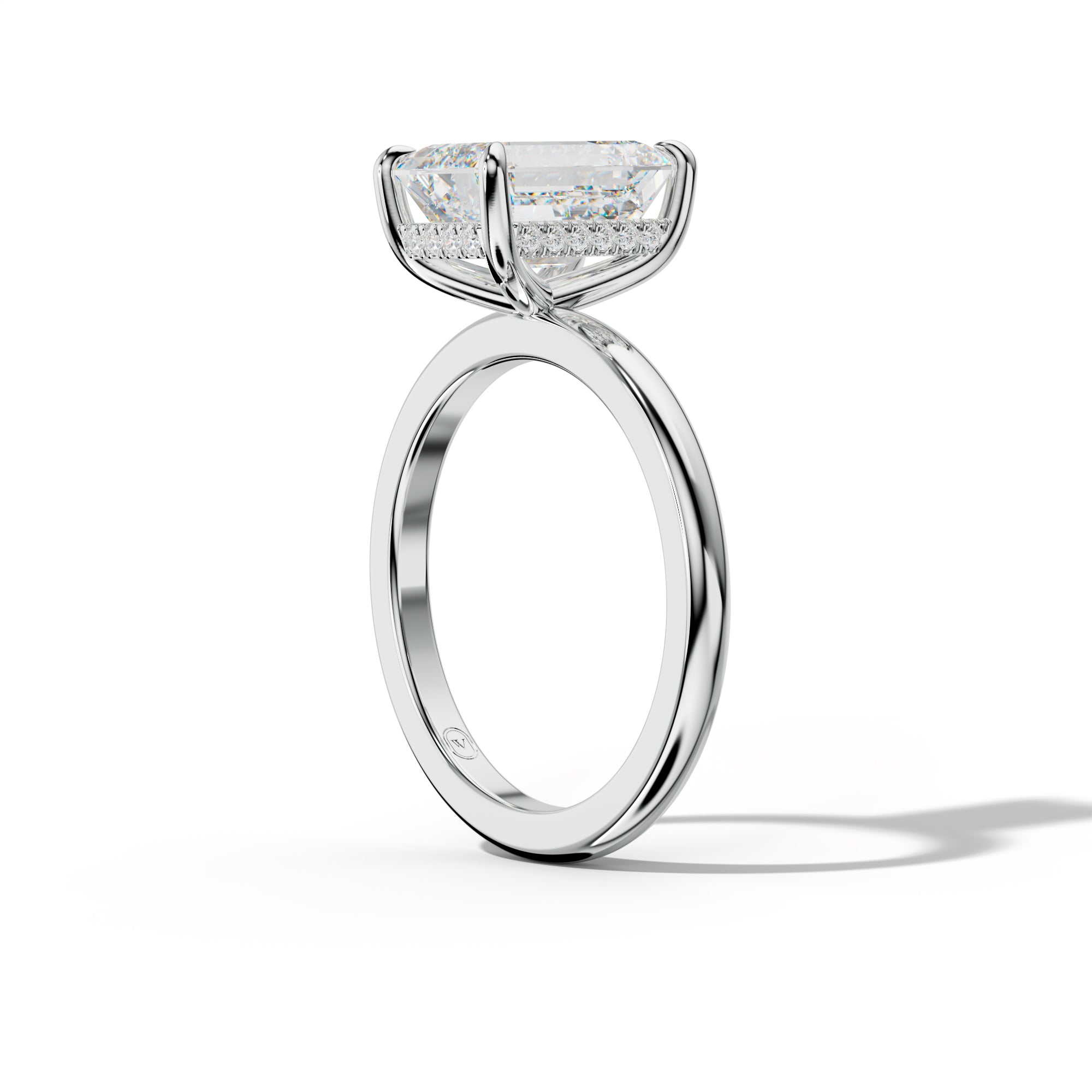 Reese Emerald Cut Engagement Ring