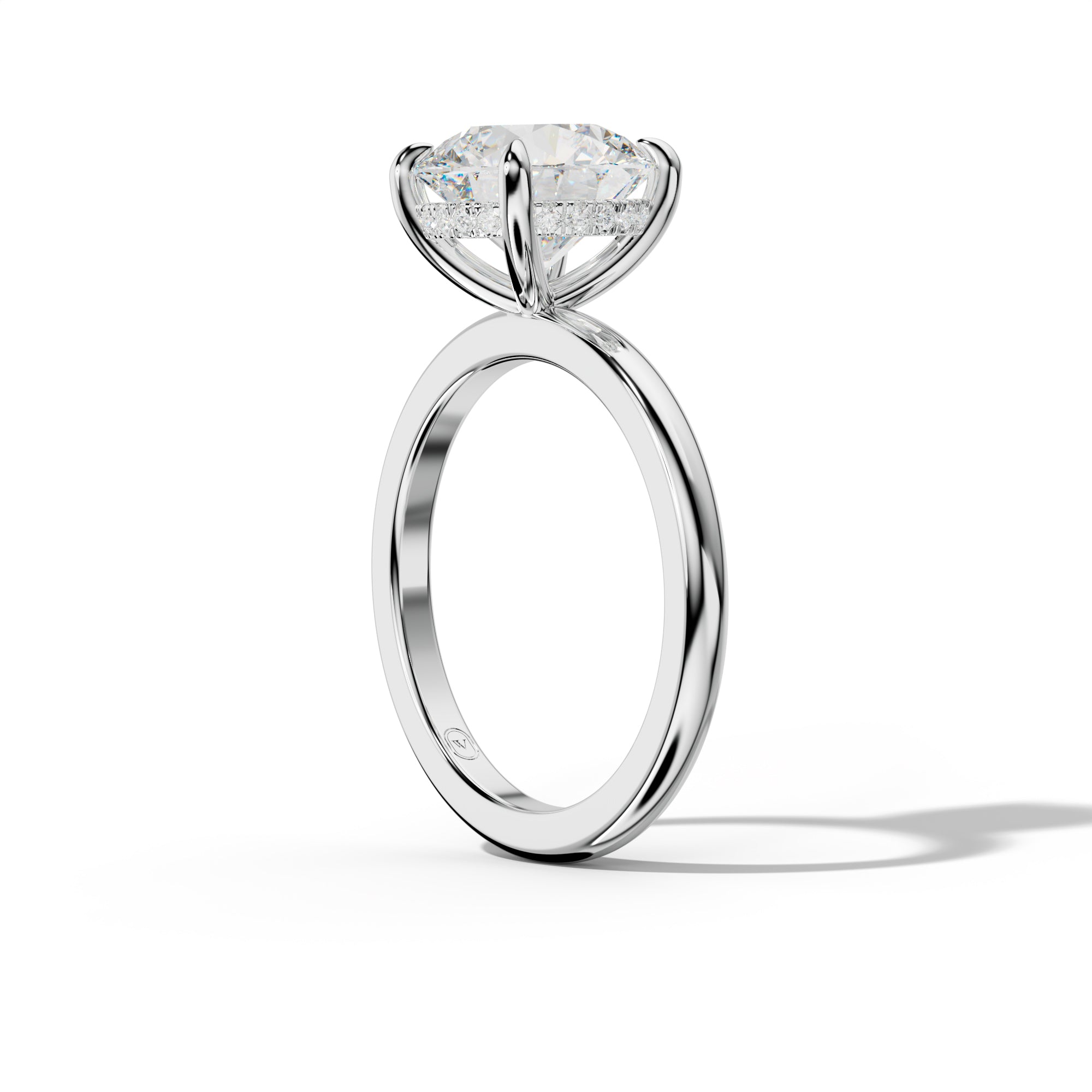 Reese Round Diamond Engagement Ring