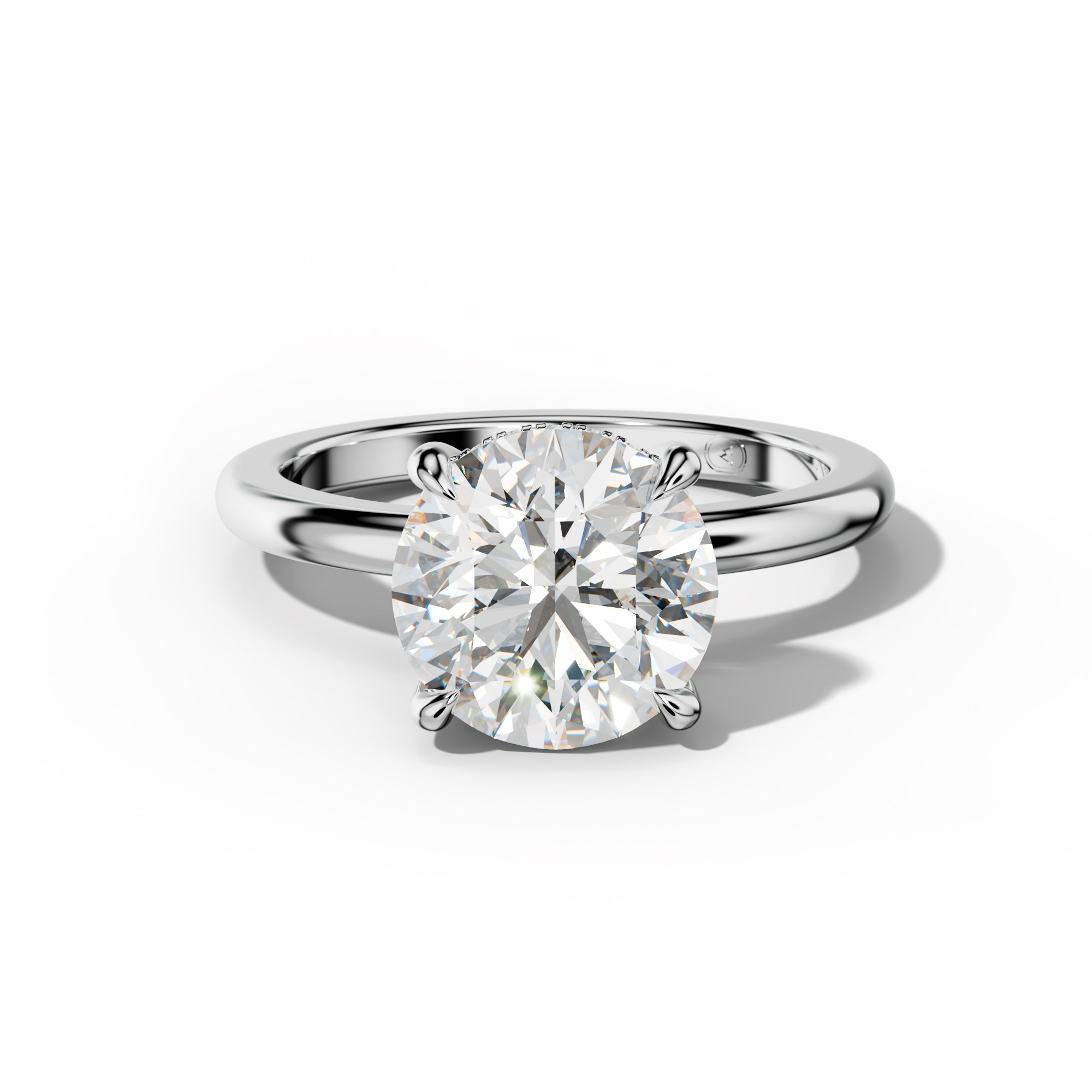 Reese Round Diamond Engagement Ring