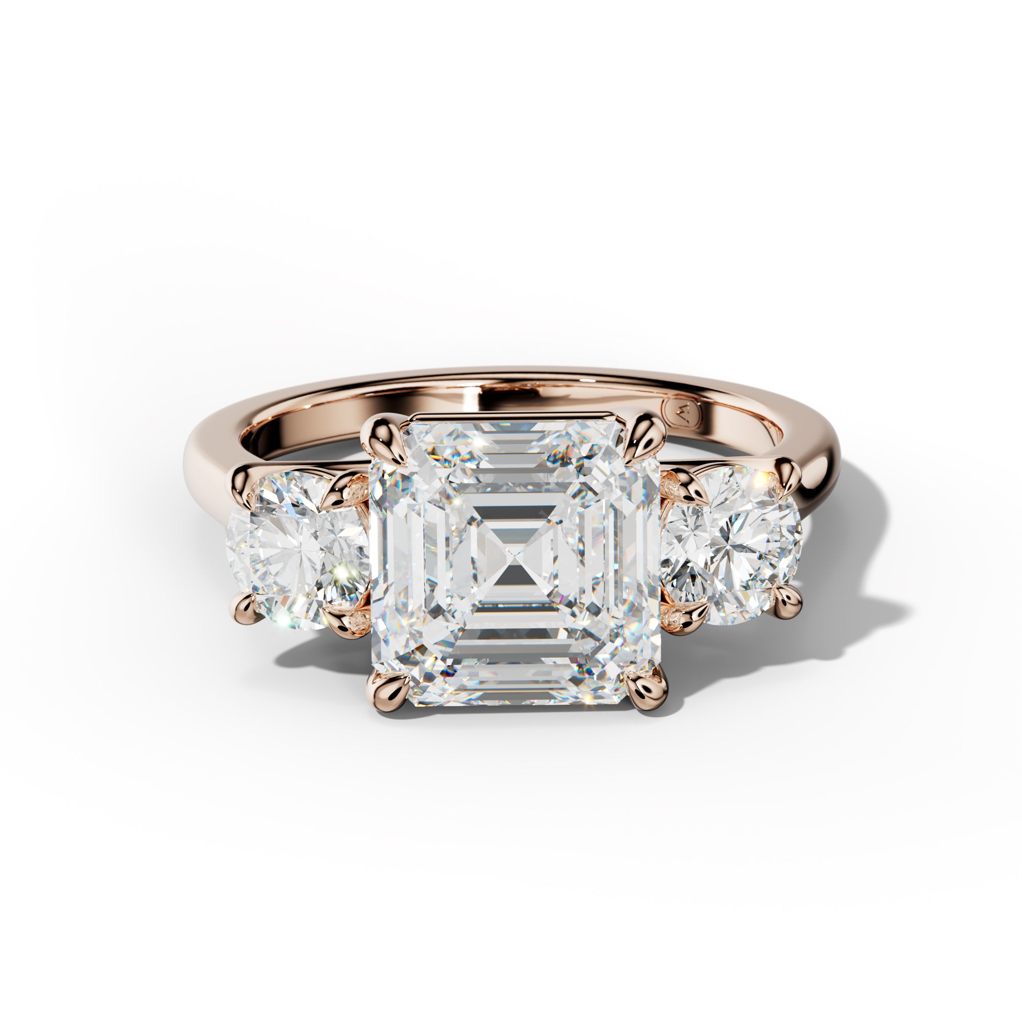Noelle Asscher Cut Engagement Ring