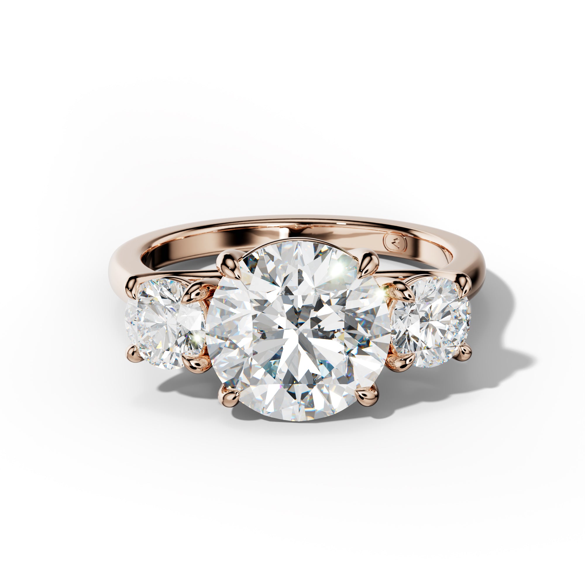 Noelle Round Diamond Engagement Ring
