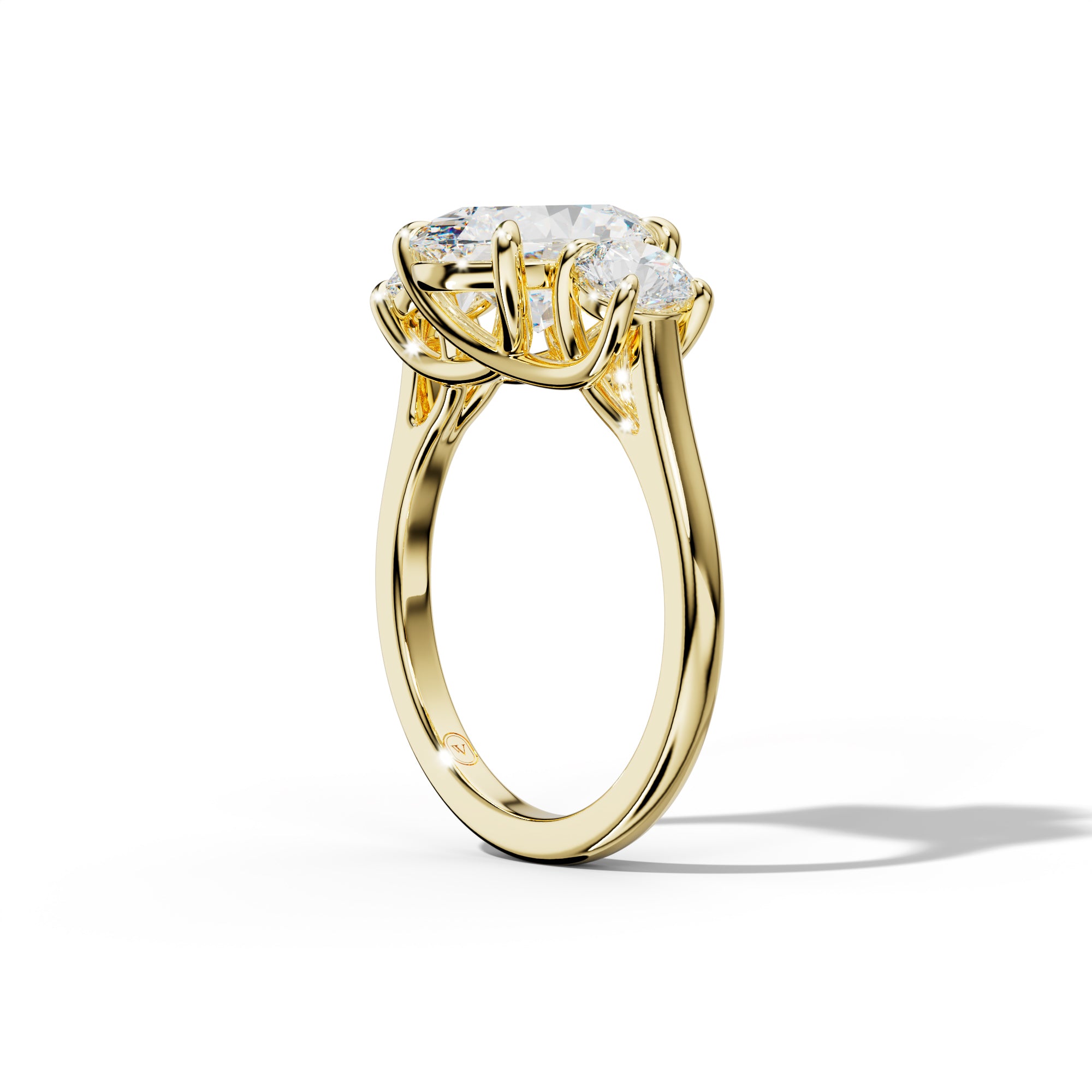 Noelle Oval Diamond Engagement Ring