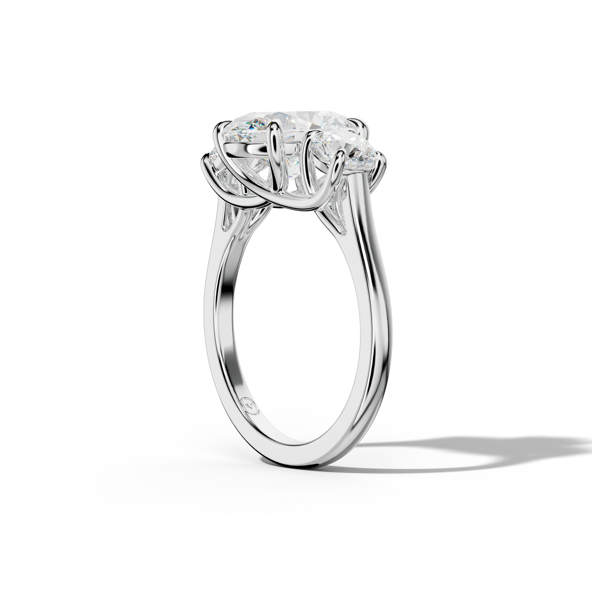 Noelle Oval Diamond Engagement Ring