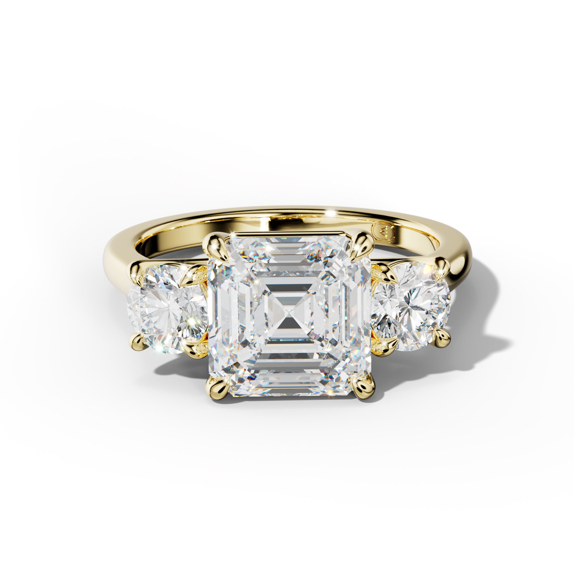 Noelle Asscher Cut Engagement Ring