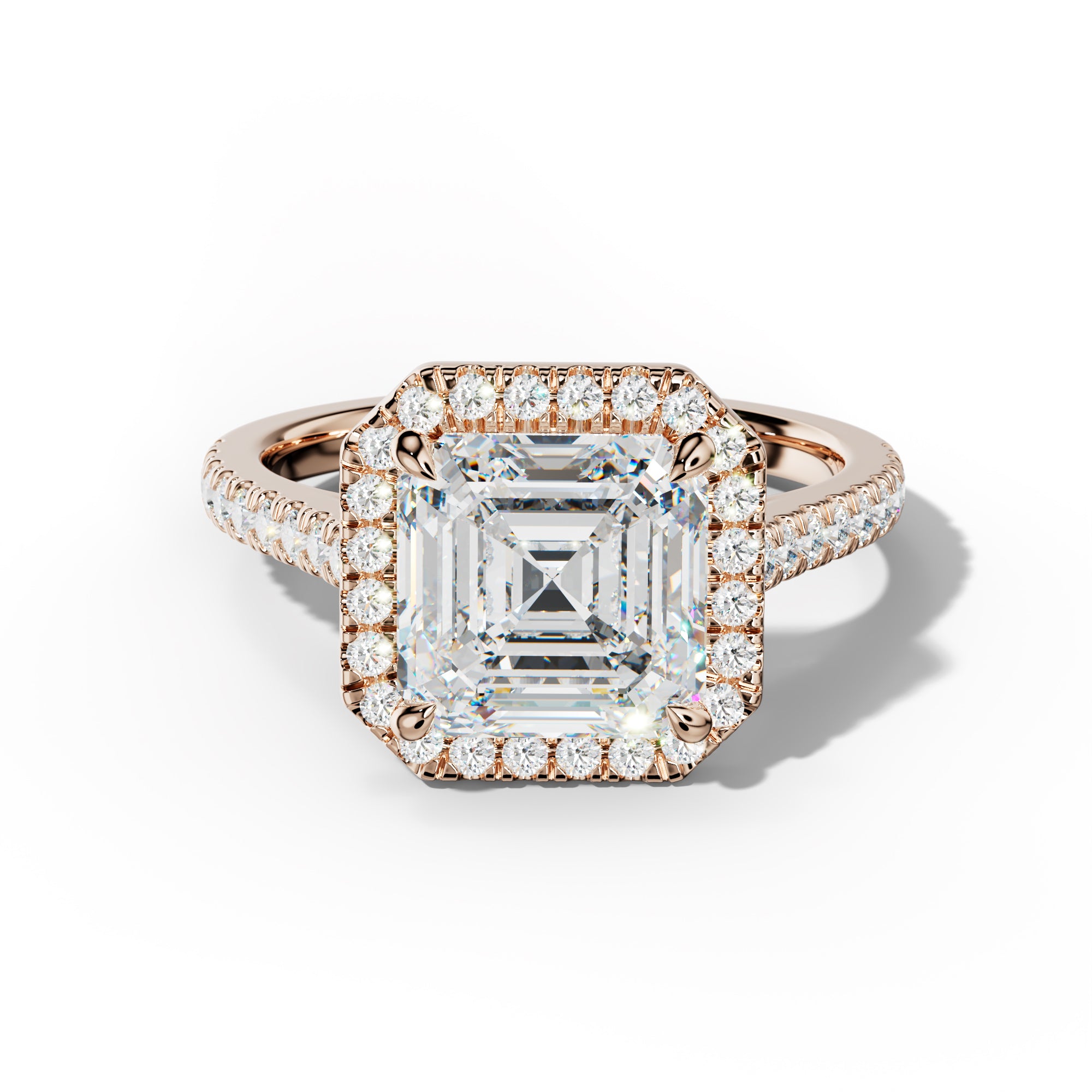 Aspen Asscher Cut  Engagement Ring