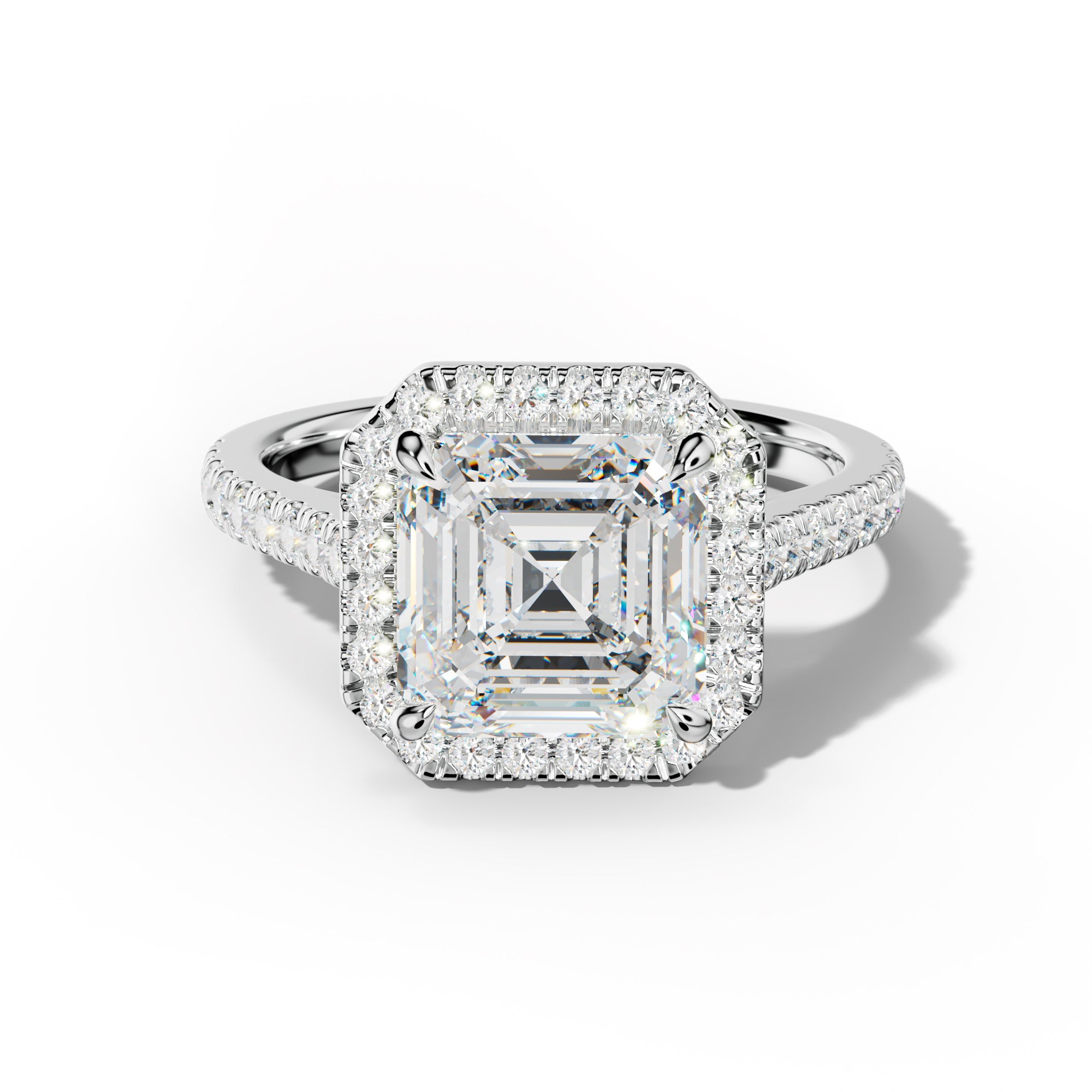 Aspen Asscher Cut  Engagement Ring