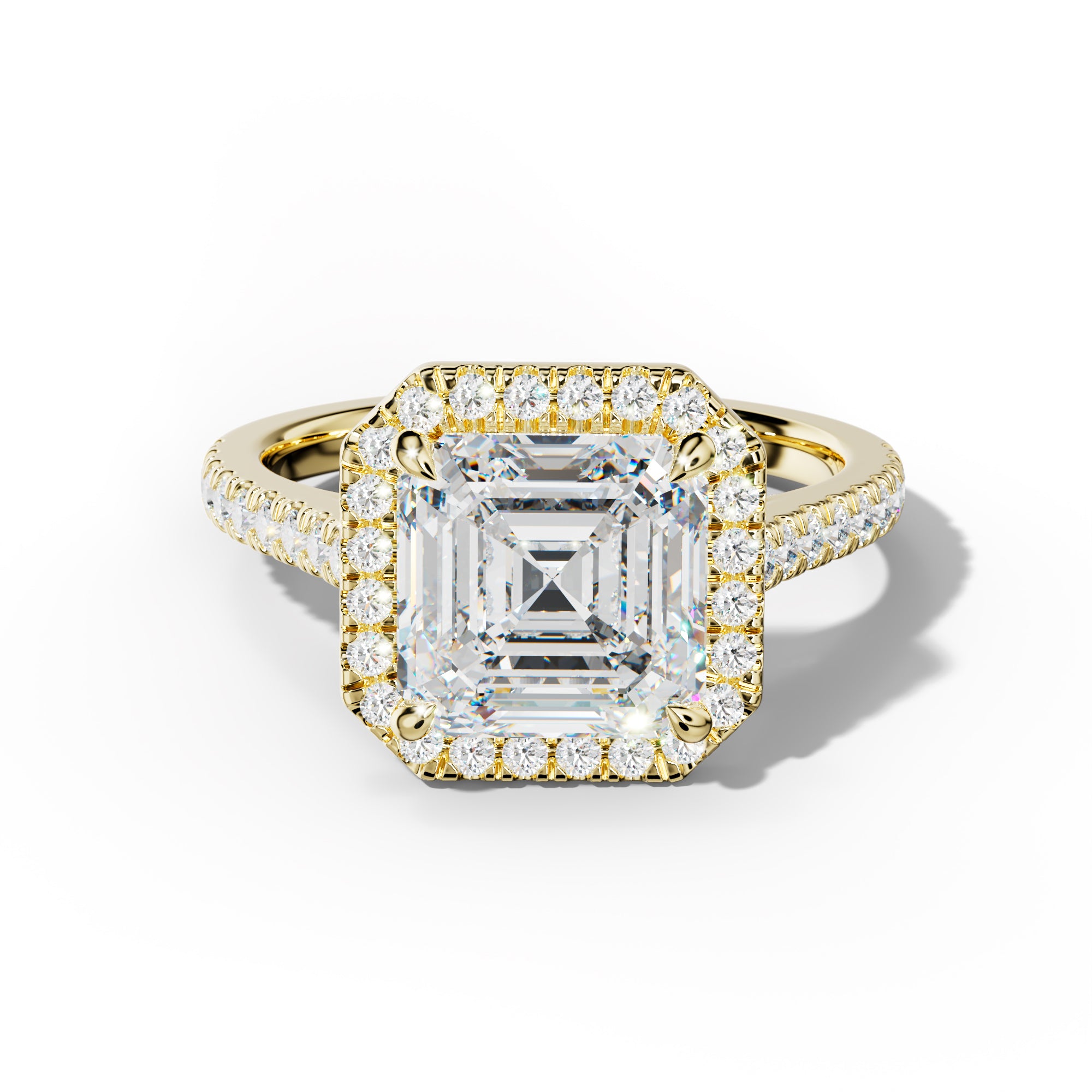 Aspen Asscher Cut  Engagement Ring
