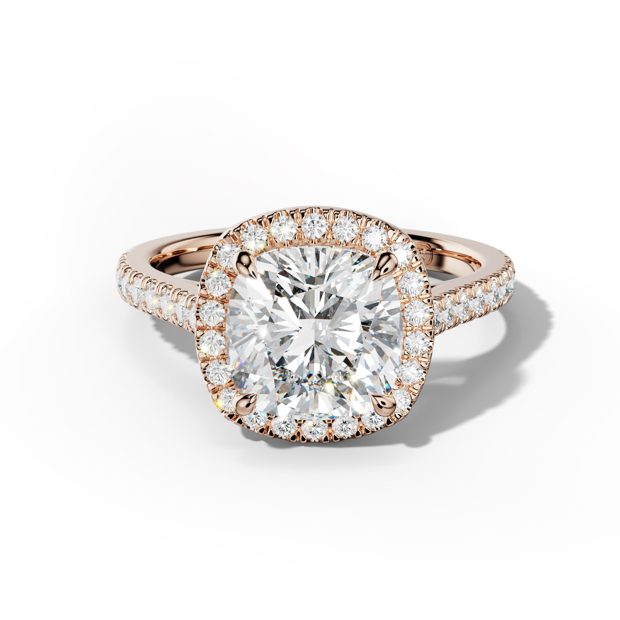 Aspen Cushion Cut Engagement Ring