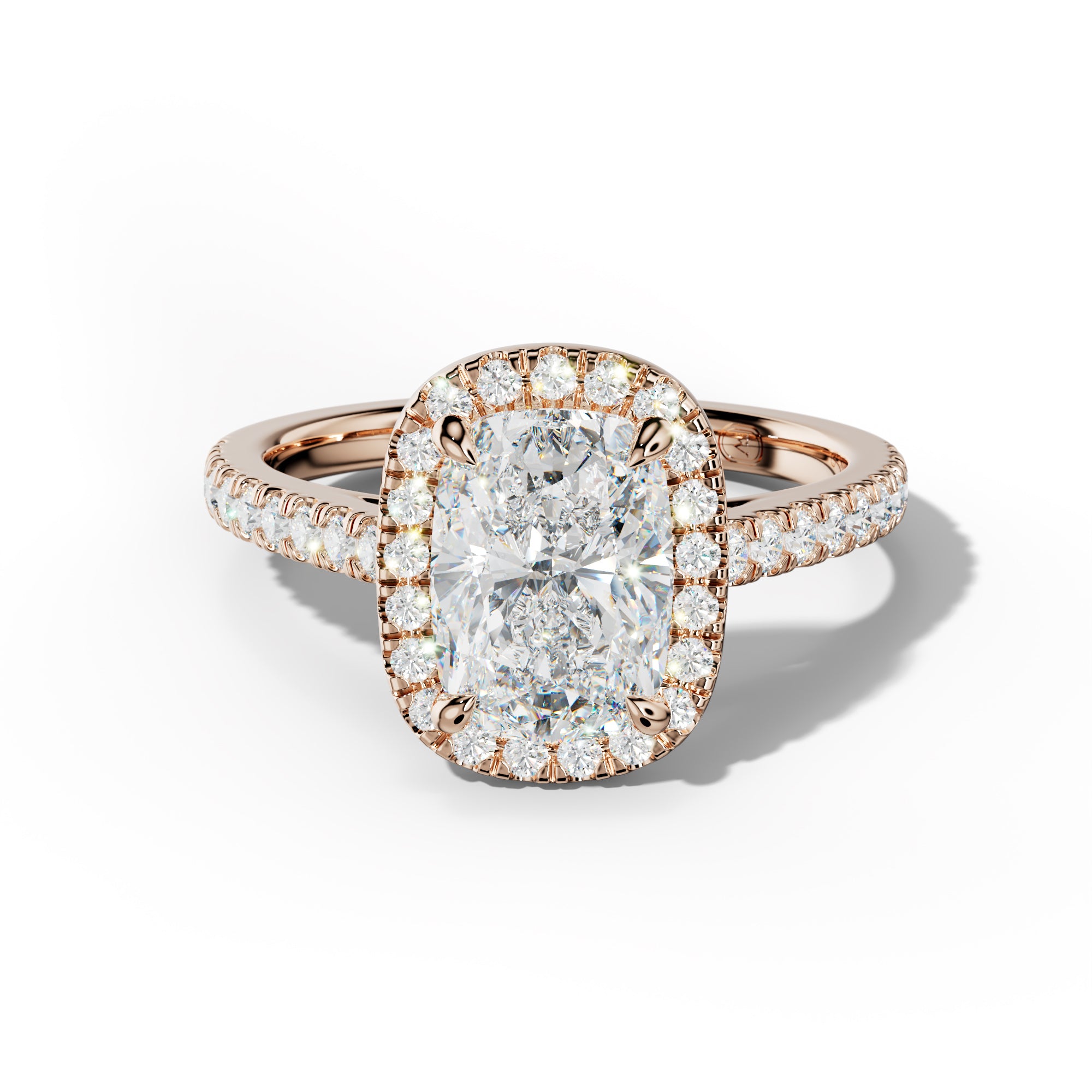 Aspen Elongated Cushion Cut Engagement Ring