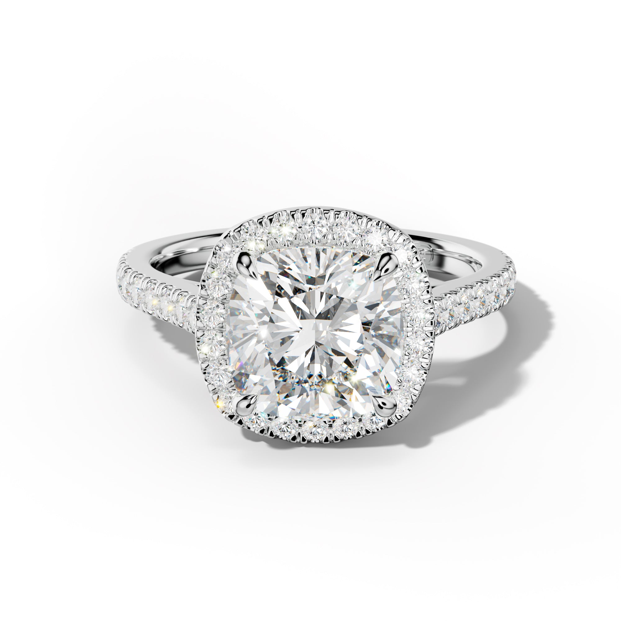 Aspen Cushion Cut Engagement Ring