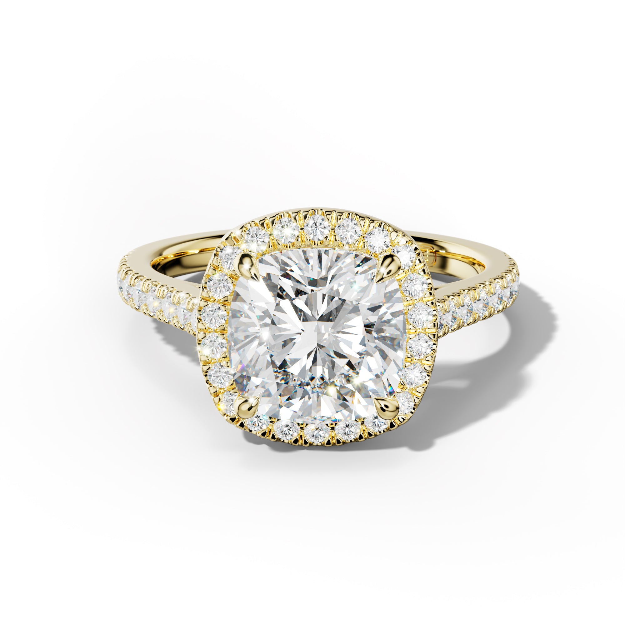 Aspen Cushion Cut Engagement Ring