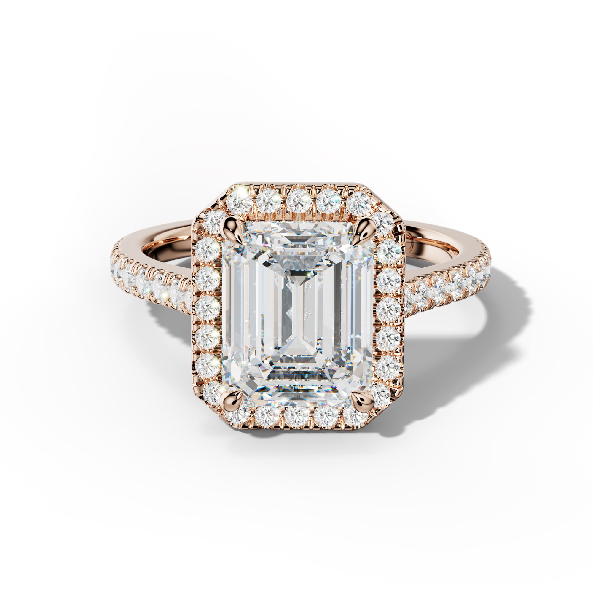 Aspen Emerald Cut Engagement Ring