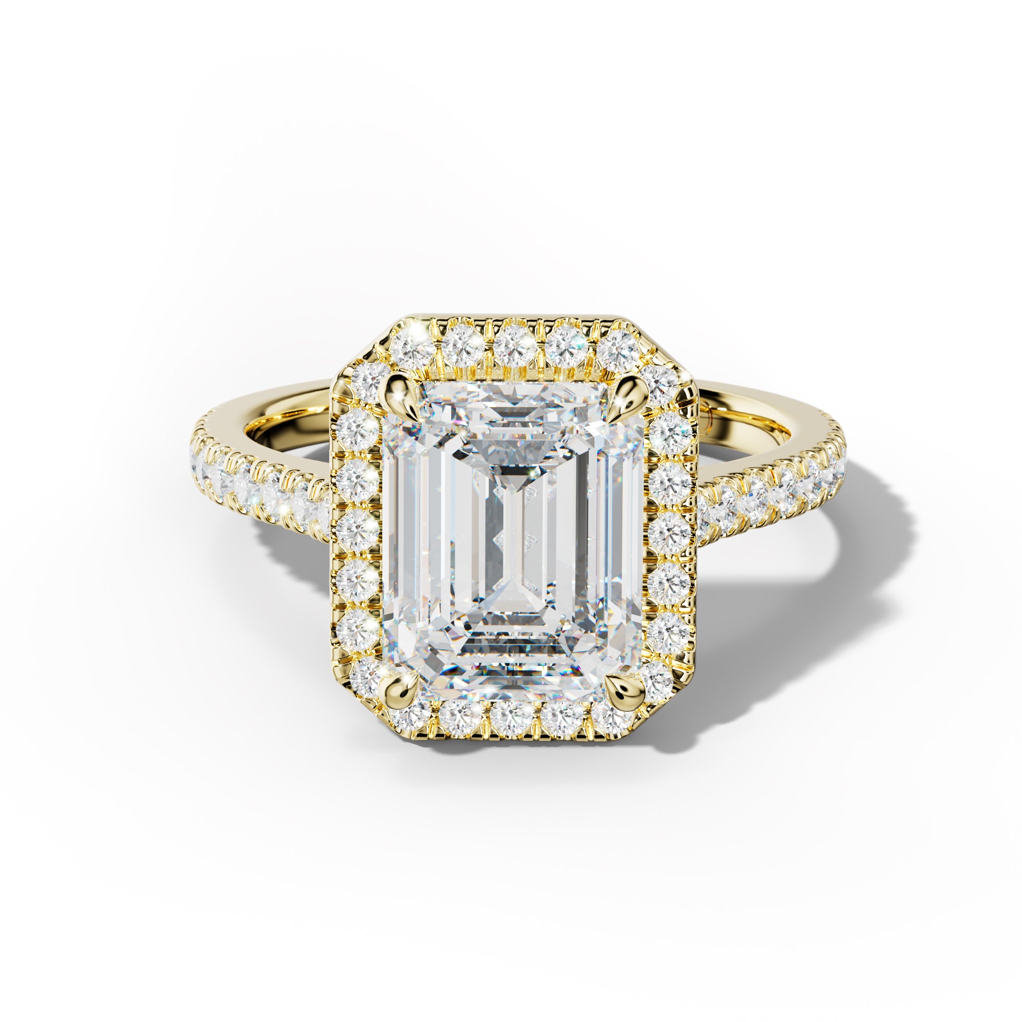 Aspen Emerald Cut Engagement Ring