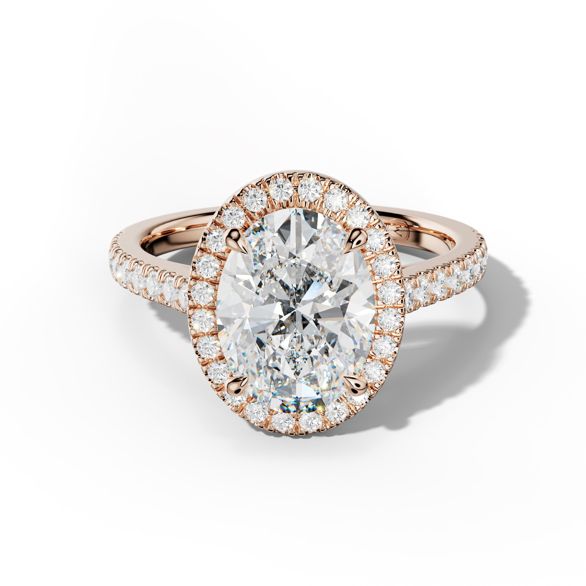 Aspen Oval Diamond Engagement Ring