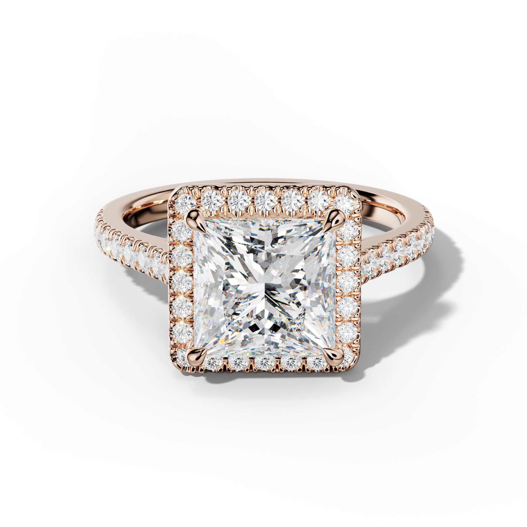 Aspen Princess Cut Engagement Ring