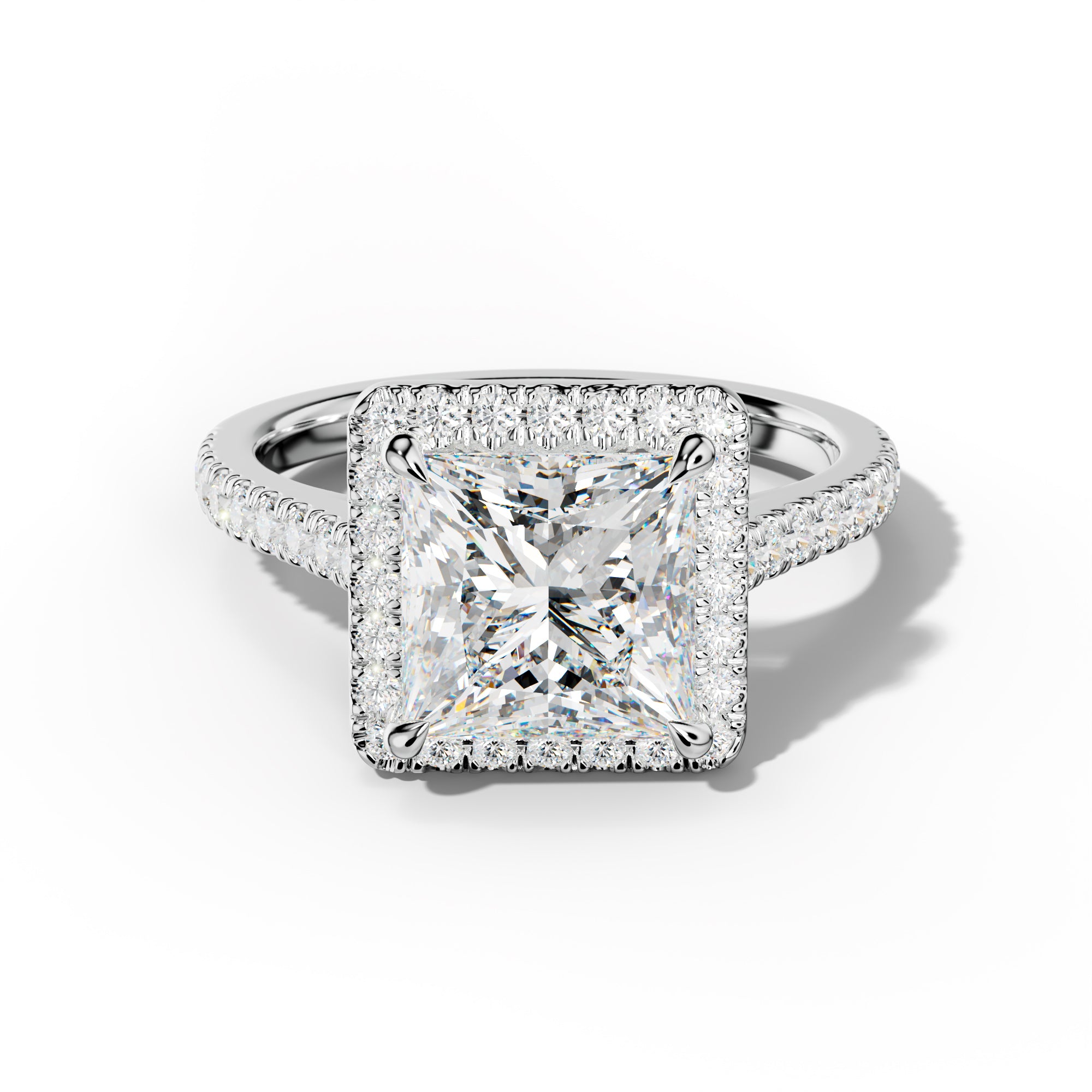 Aspen Princess Cut Engagement Ring