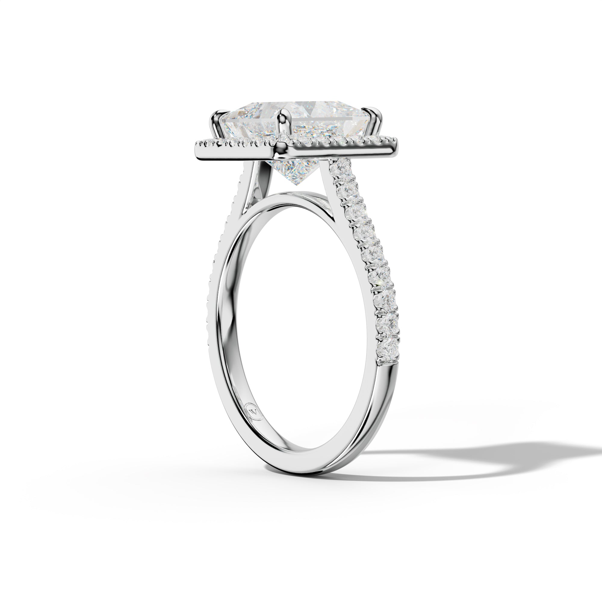 Aspen Princess Cut Engagement Ring