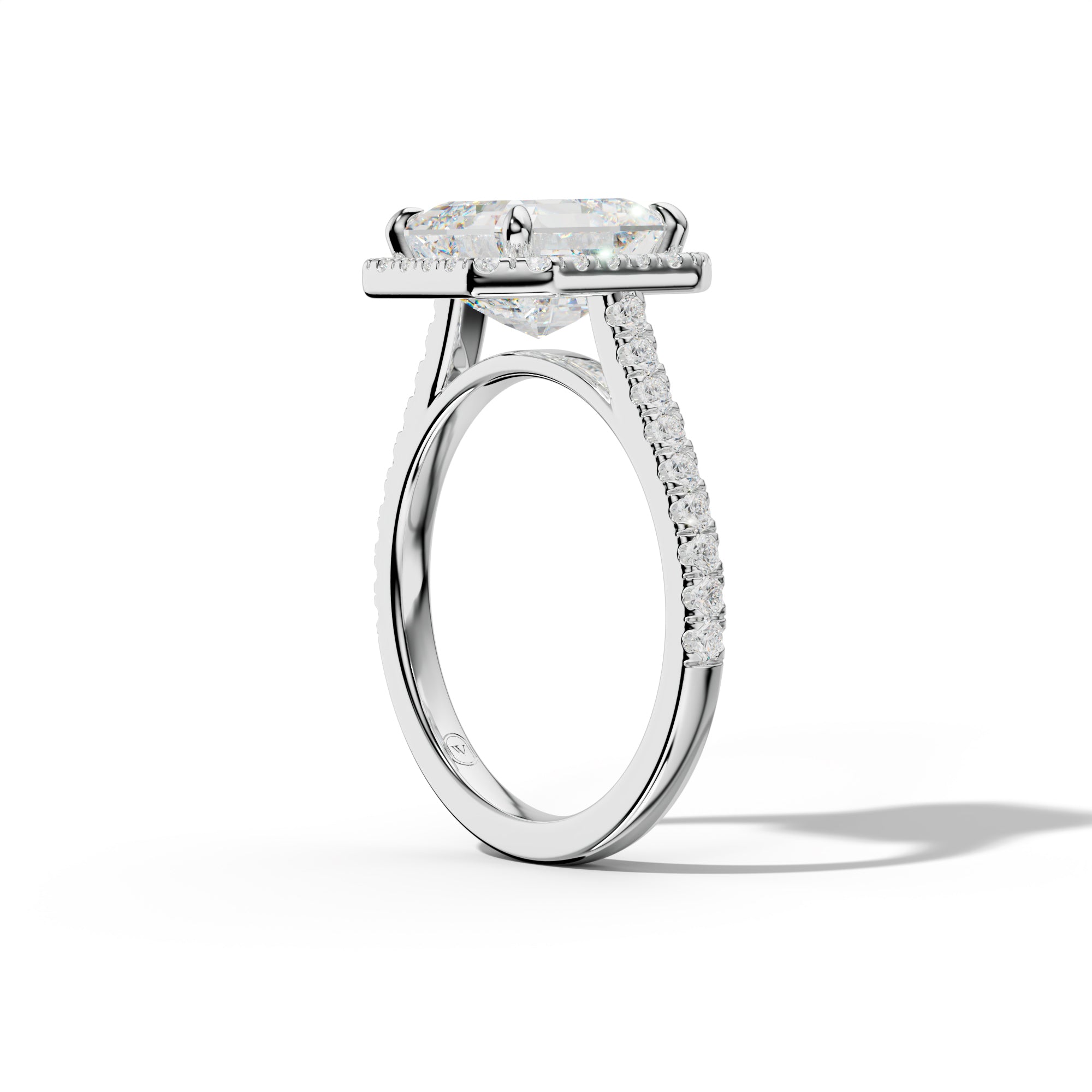 Aspen Asscher Cut  Engagement Ring