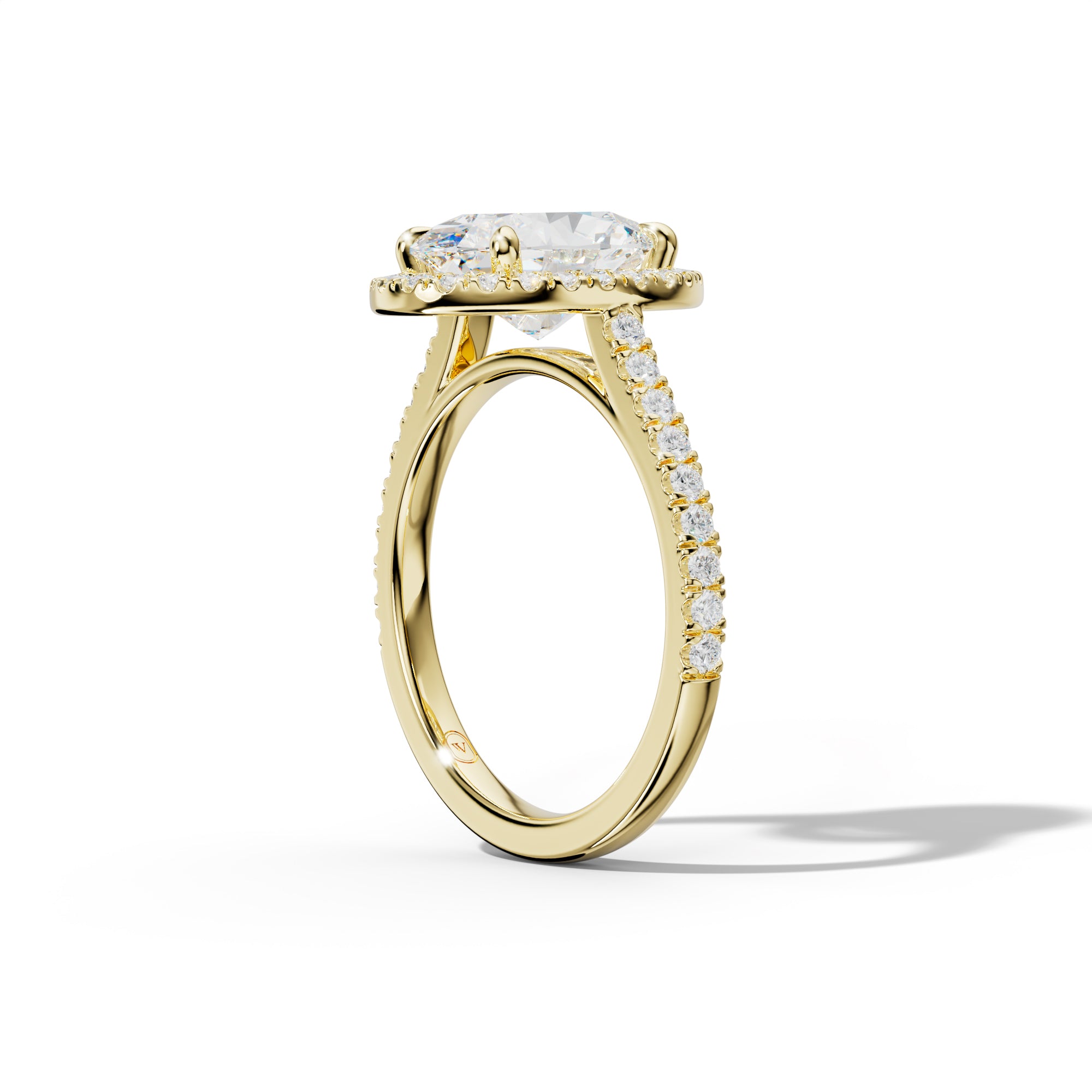 Aspen Oval Diamond Engagement Ring