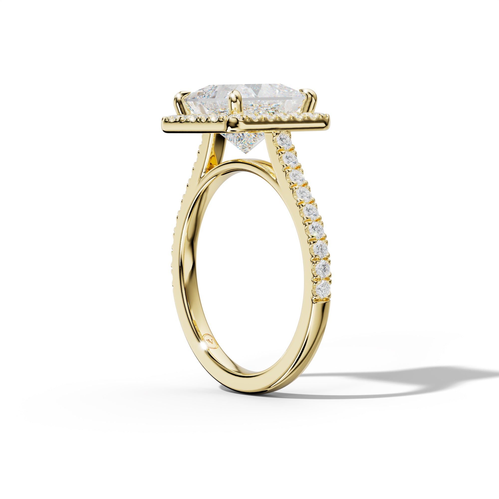 Aspen Princess Cut Engagement Ring
