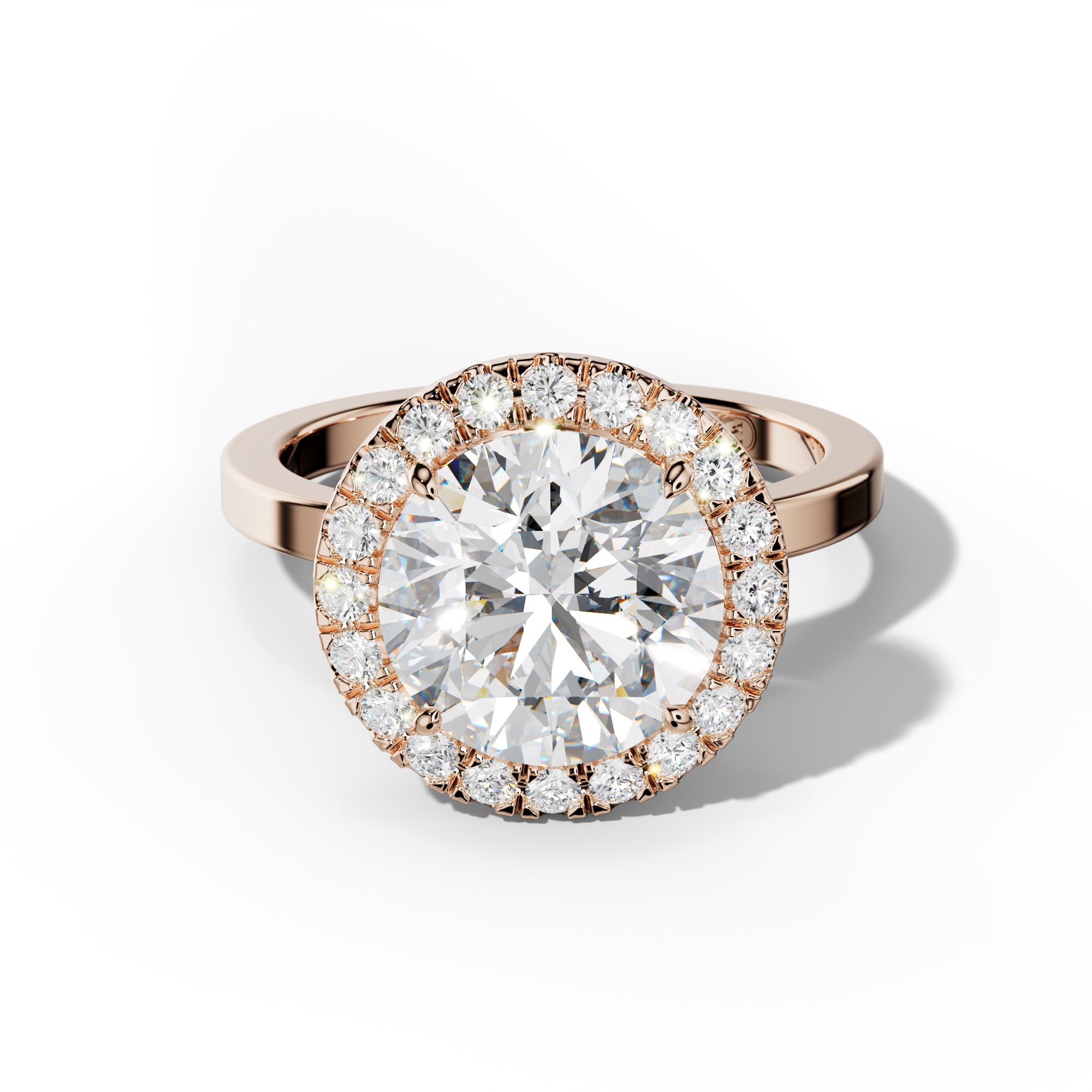 Lila Round Diamond Engagement Ring