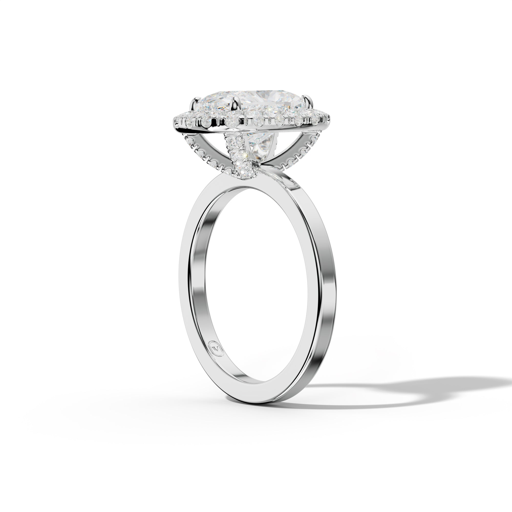 Lila Elongated Cushion Cut Engagement Ring