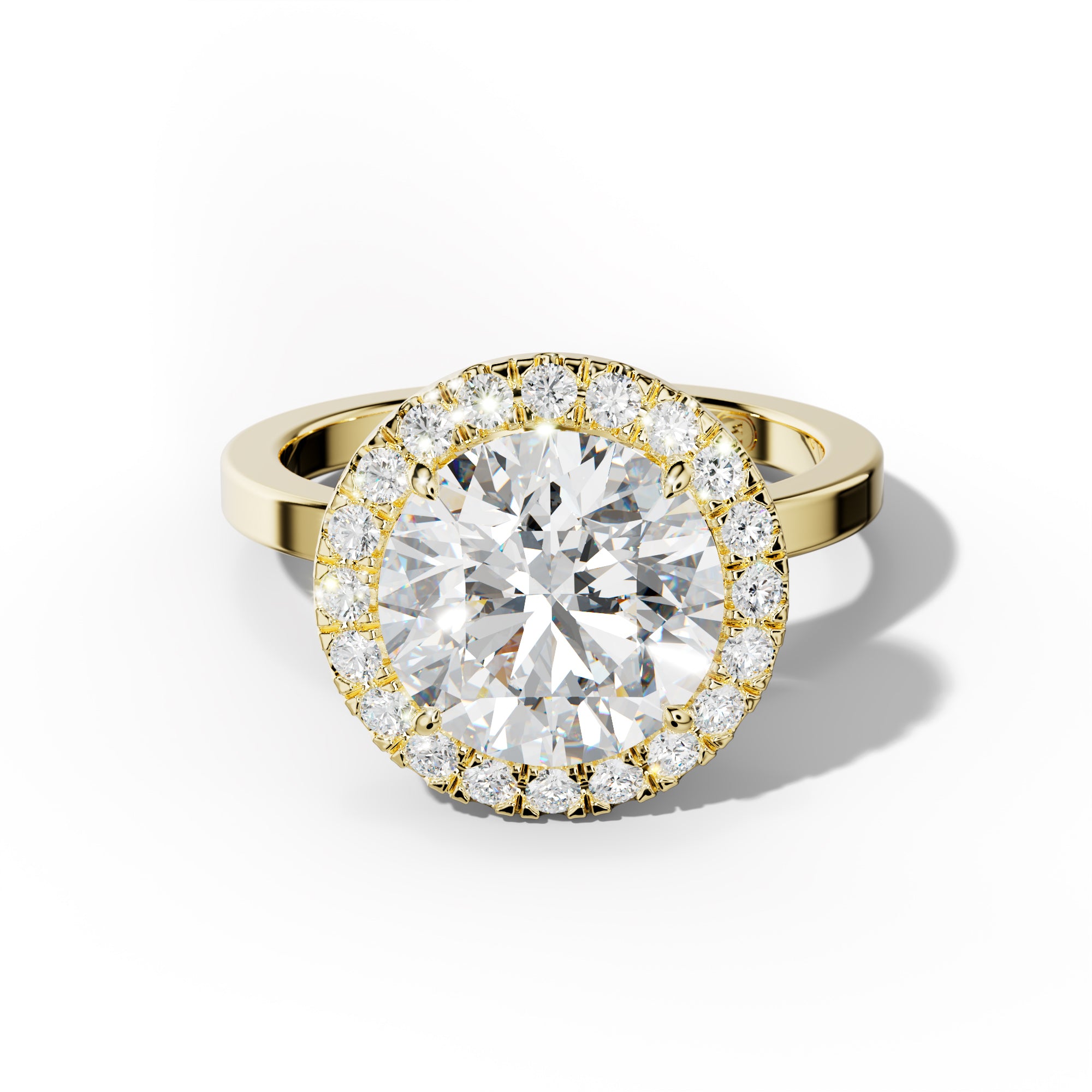 Lila Round Diamond Engagement Ring