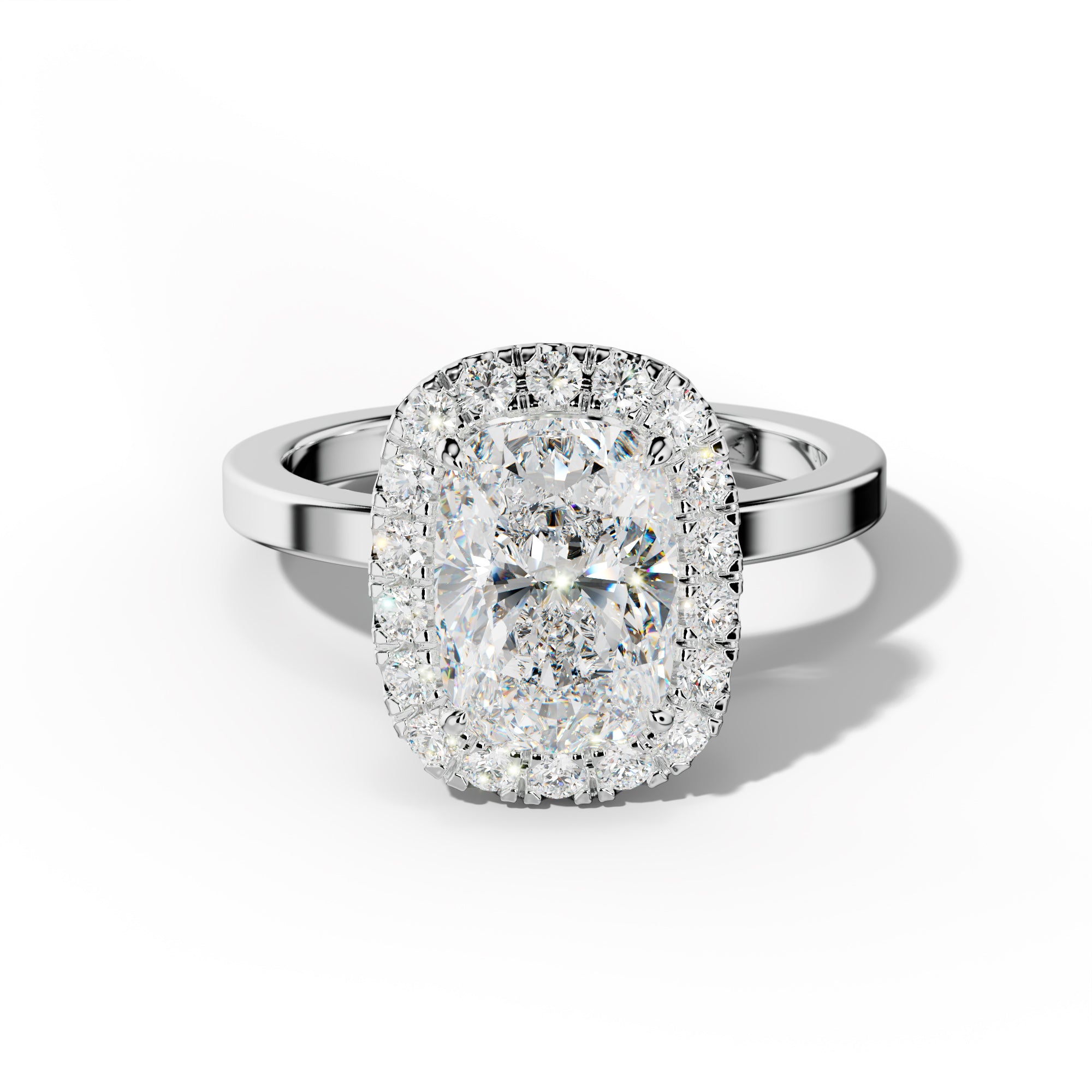 Lila Elongated Cushion Cut Engagement Ring