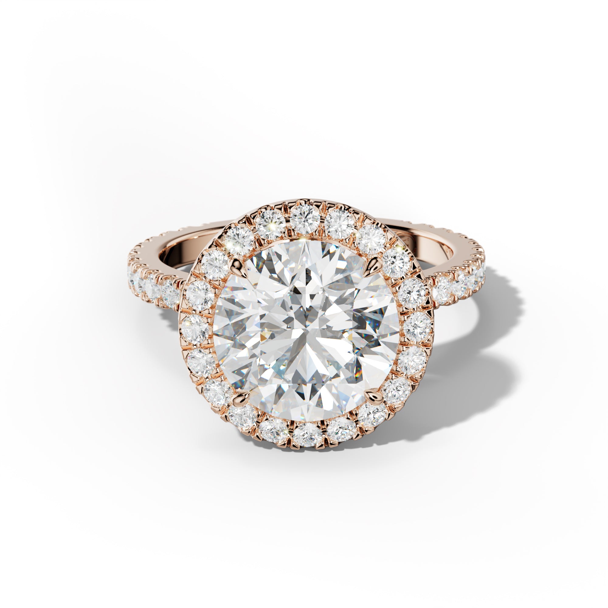Sadie Round Diamond Engagement Ring