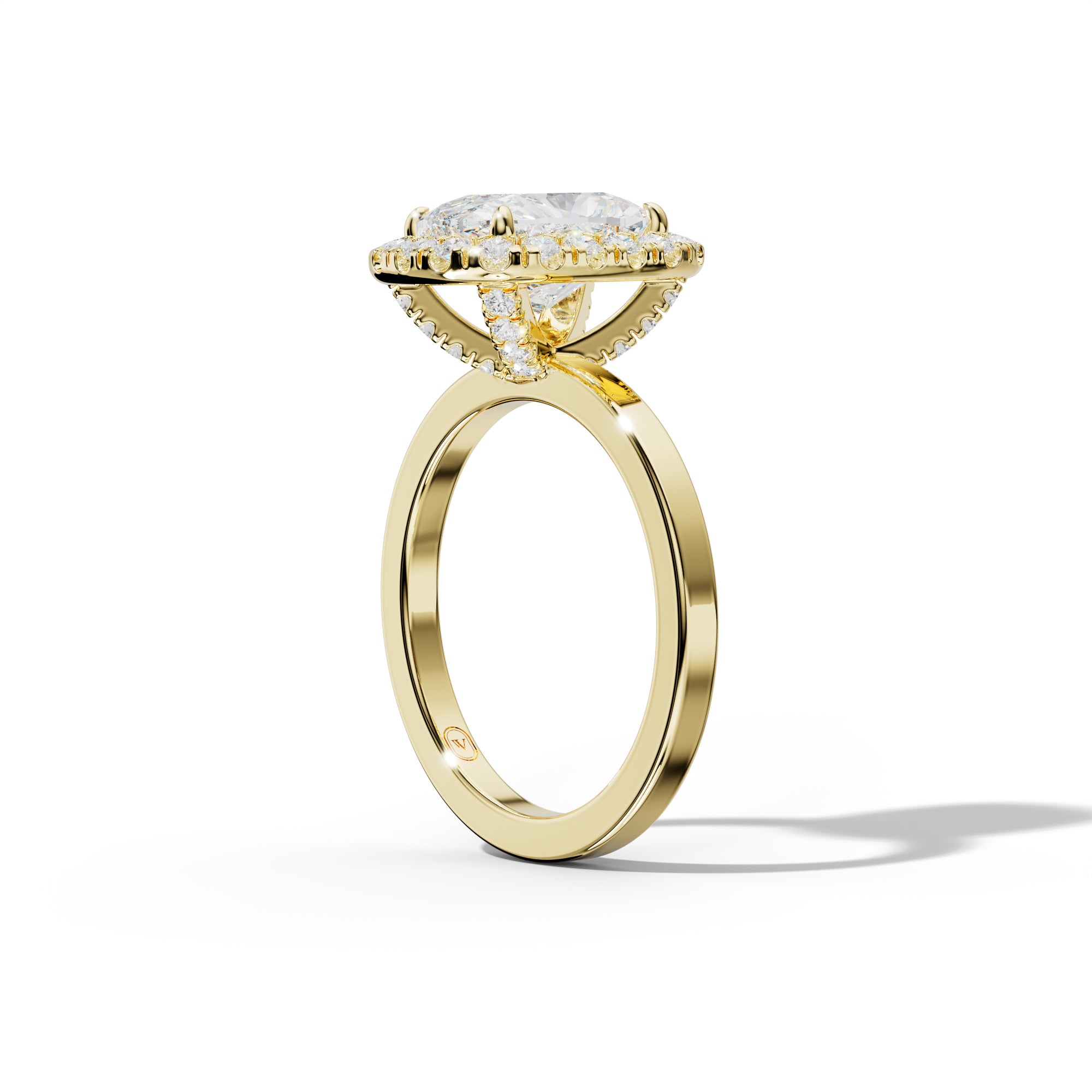 Lila Elongated Cushion Cut Engagement Ring