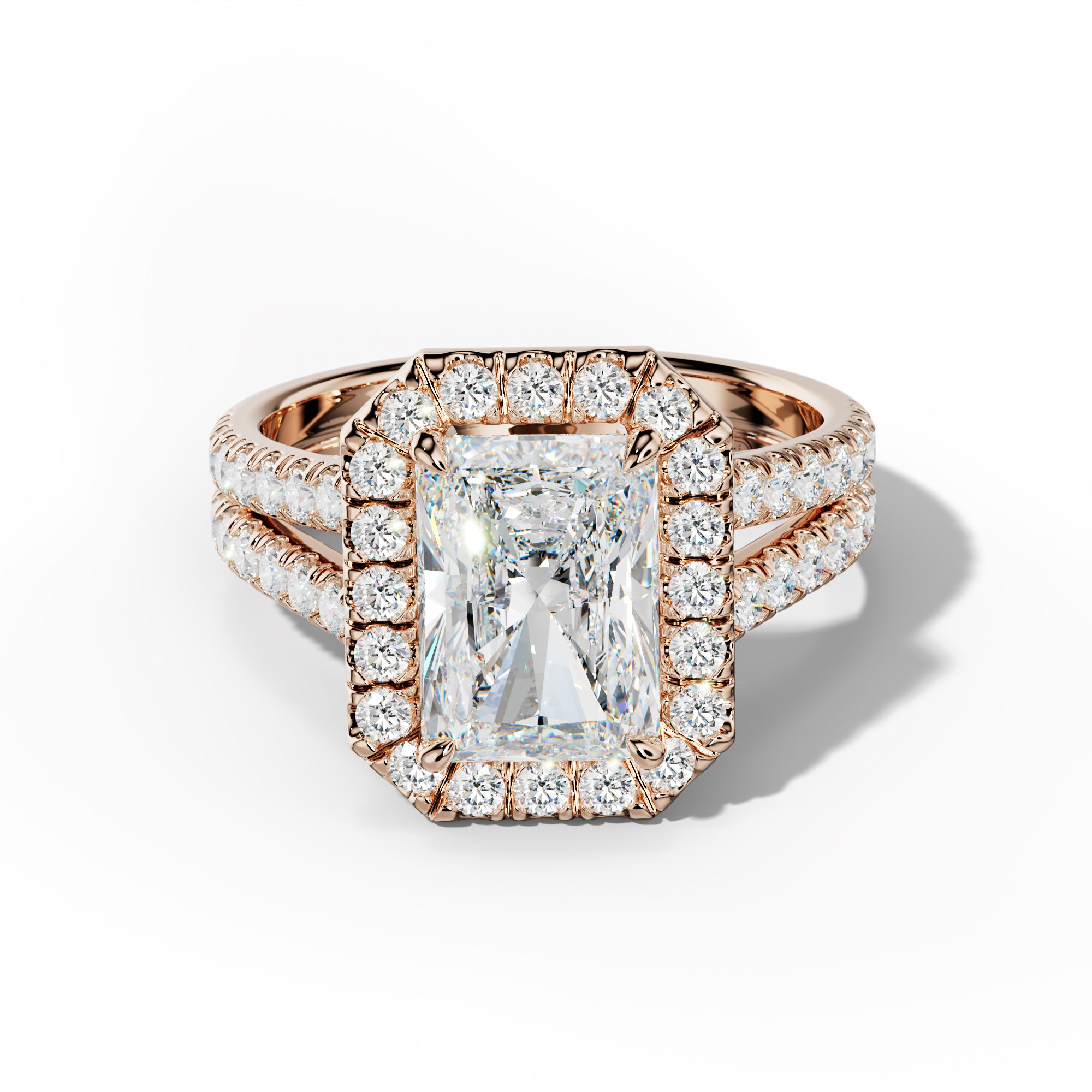 Hailey Radiant Cut Engagement Ring