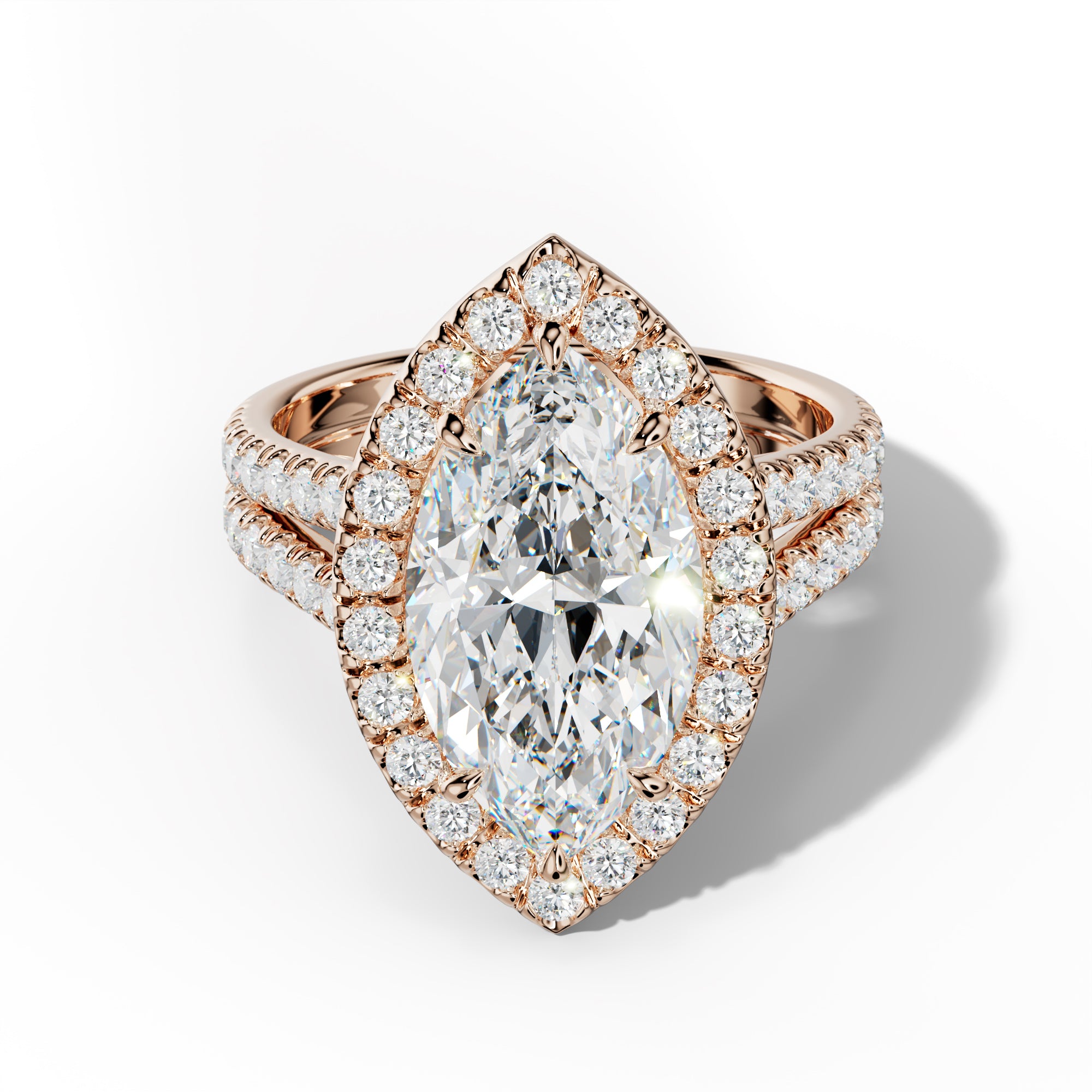 Hailey Marquise Cut  Engagement Ring