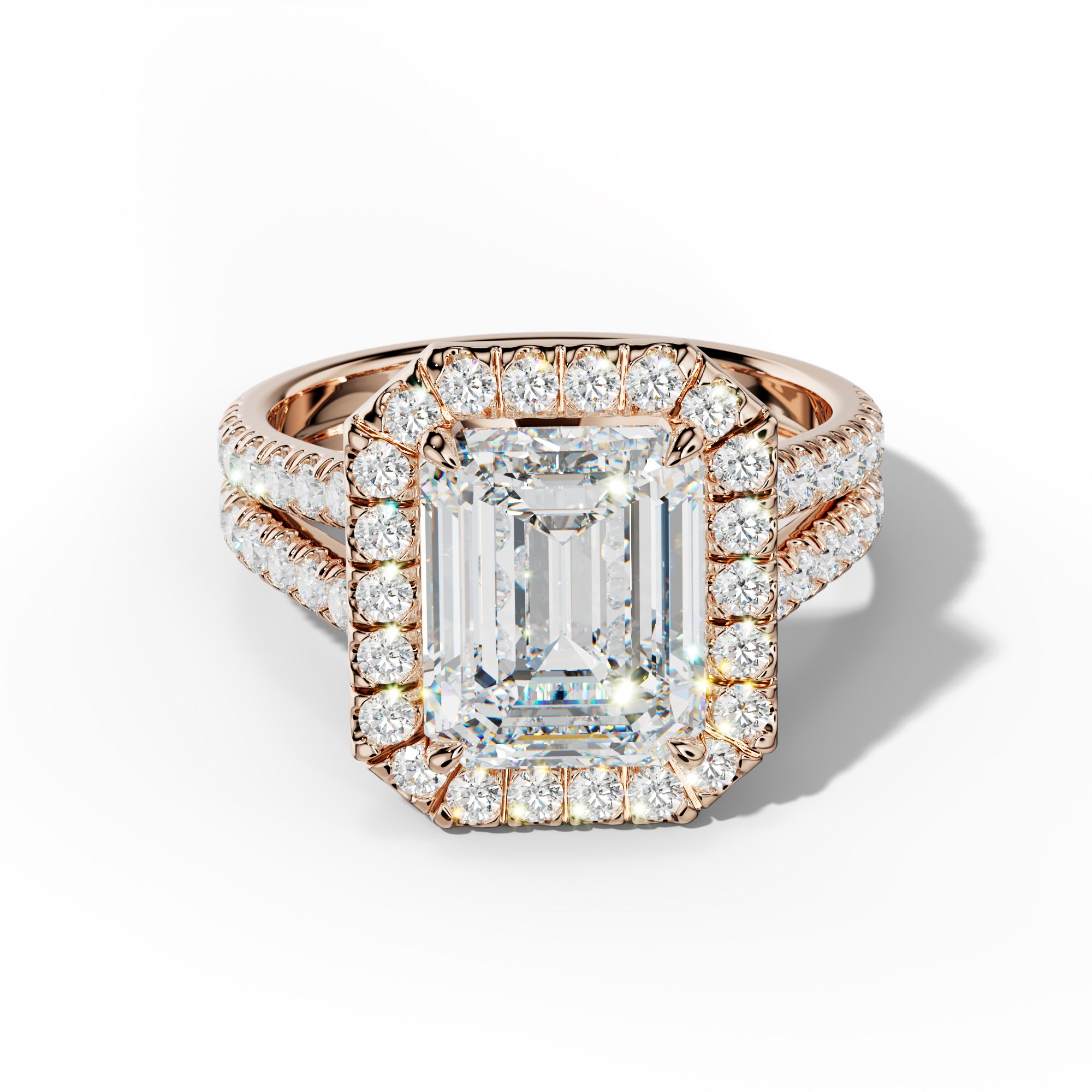 Hailey Emerald Cut  Engagement Ring