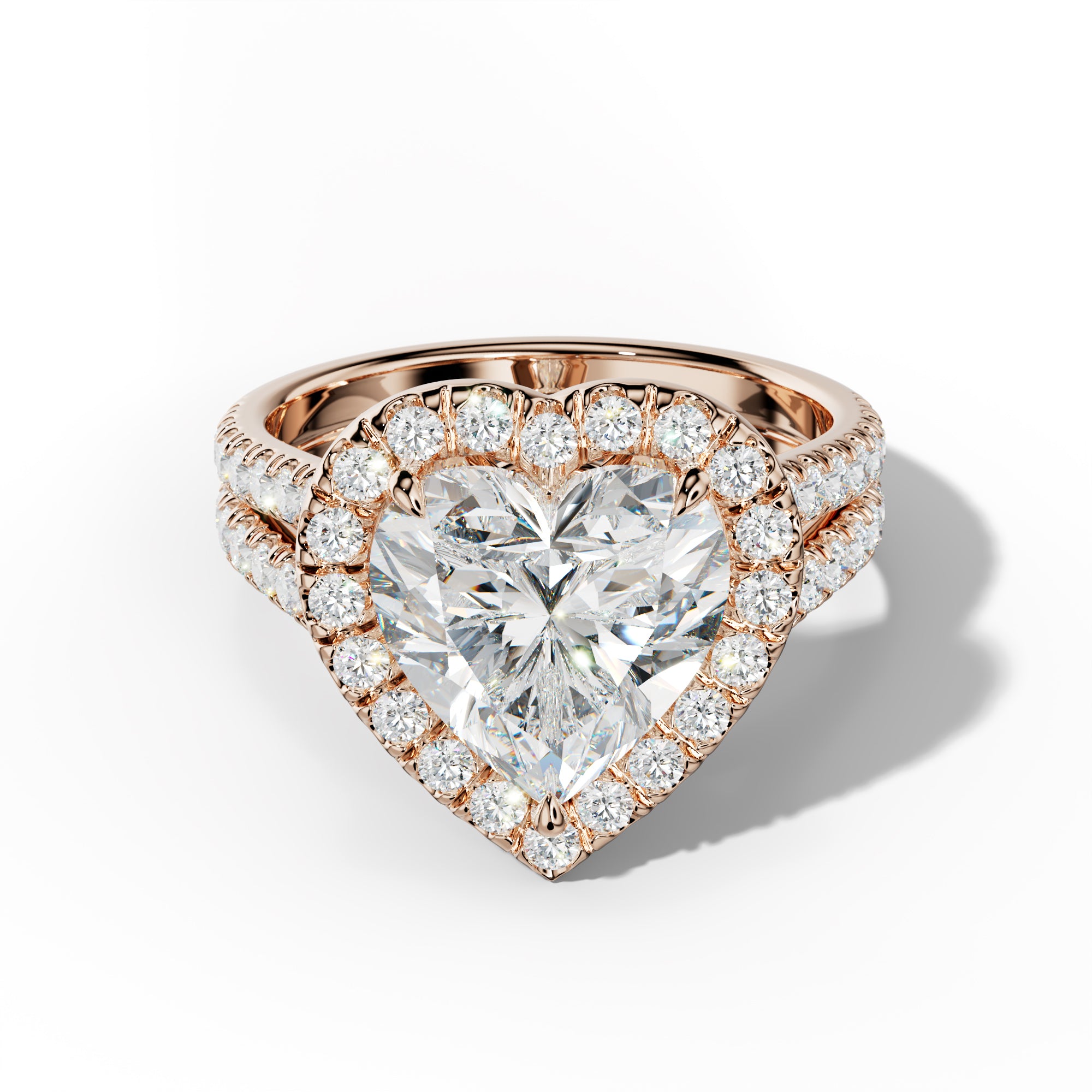 Hailey Heart Cut  Engagement Ring