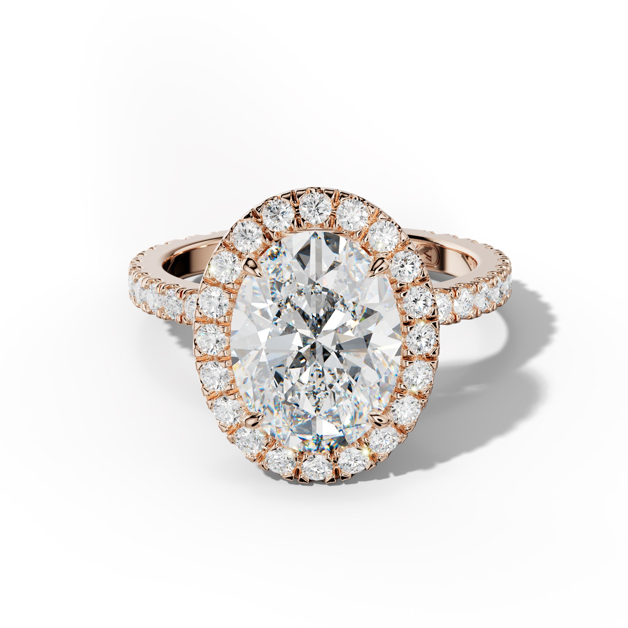 Sadie Oval Diamond Engagement Ring