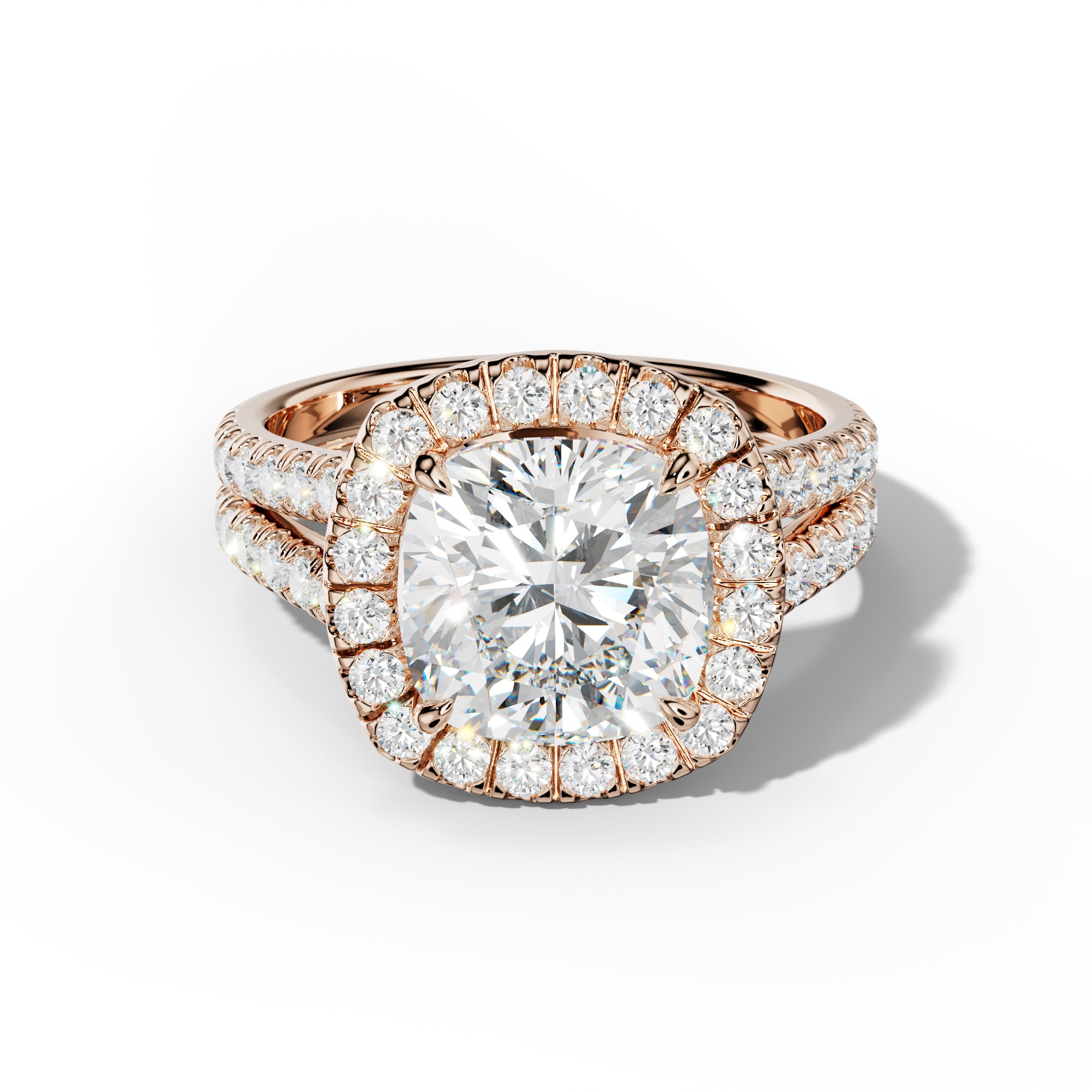 Hailey Cushion Cut  Engagement Ring