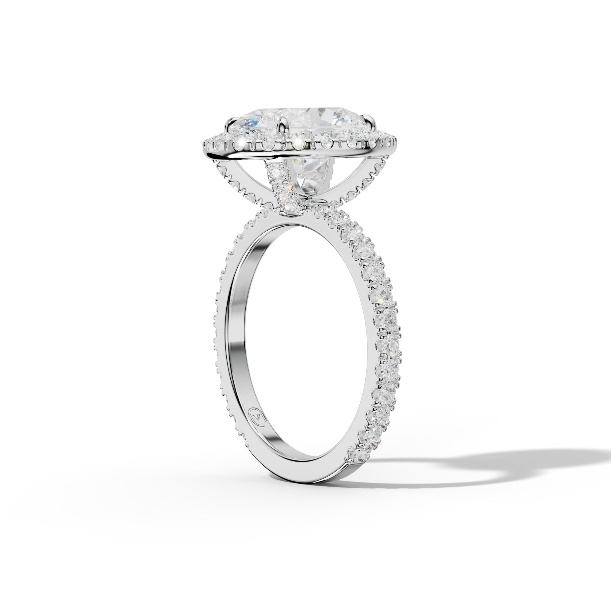 Sadie Oval Diamond Engagement Ring