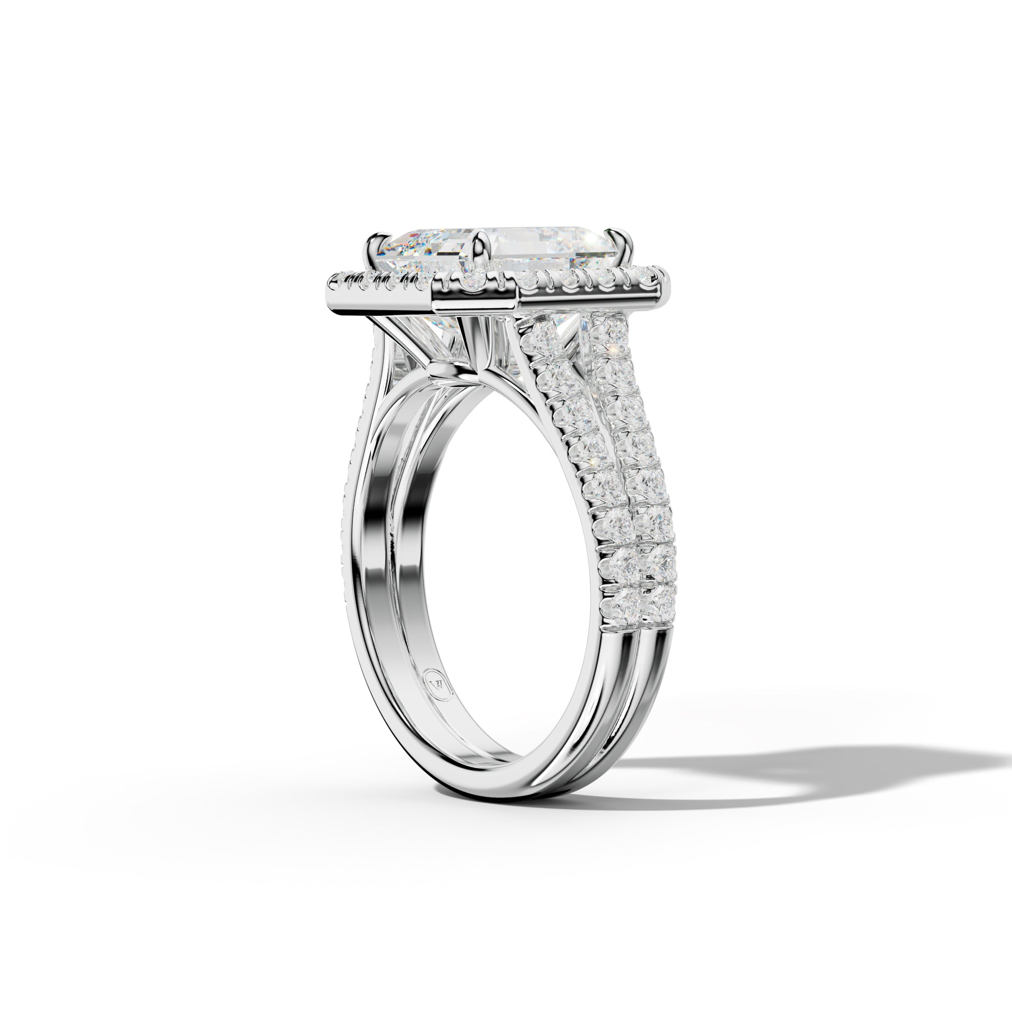 Hailey Asscher Cut  Engagement Ring