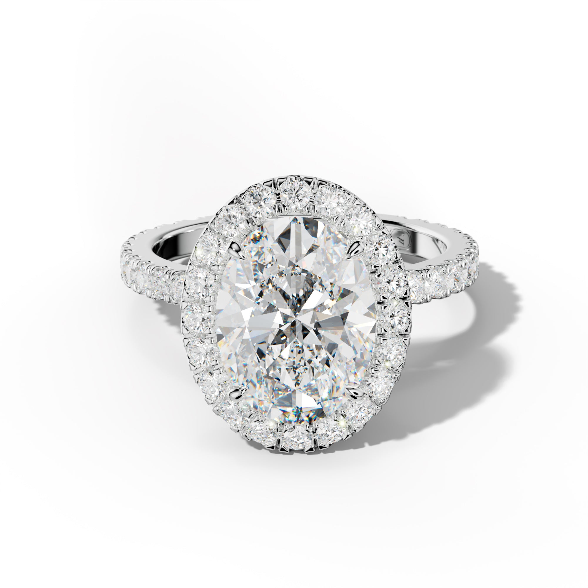 Sadie Oval Diamond Engagement Ring